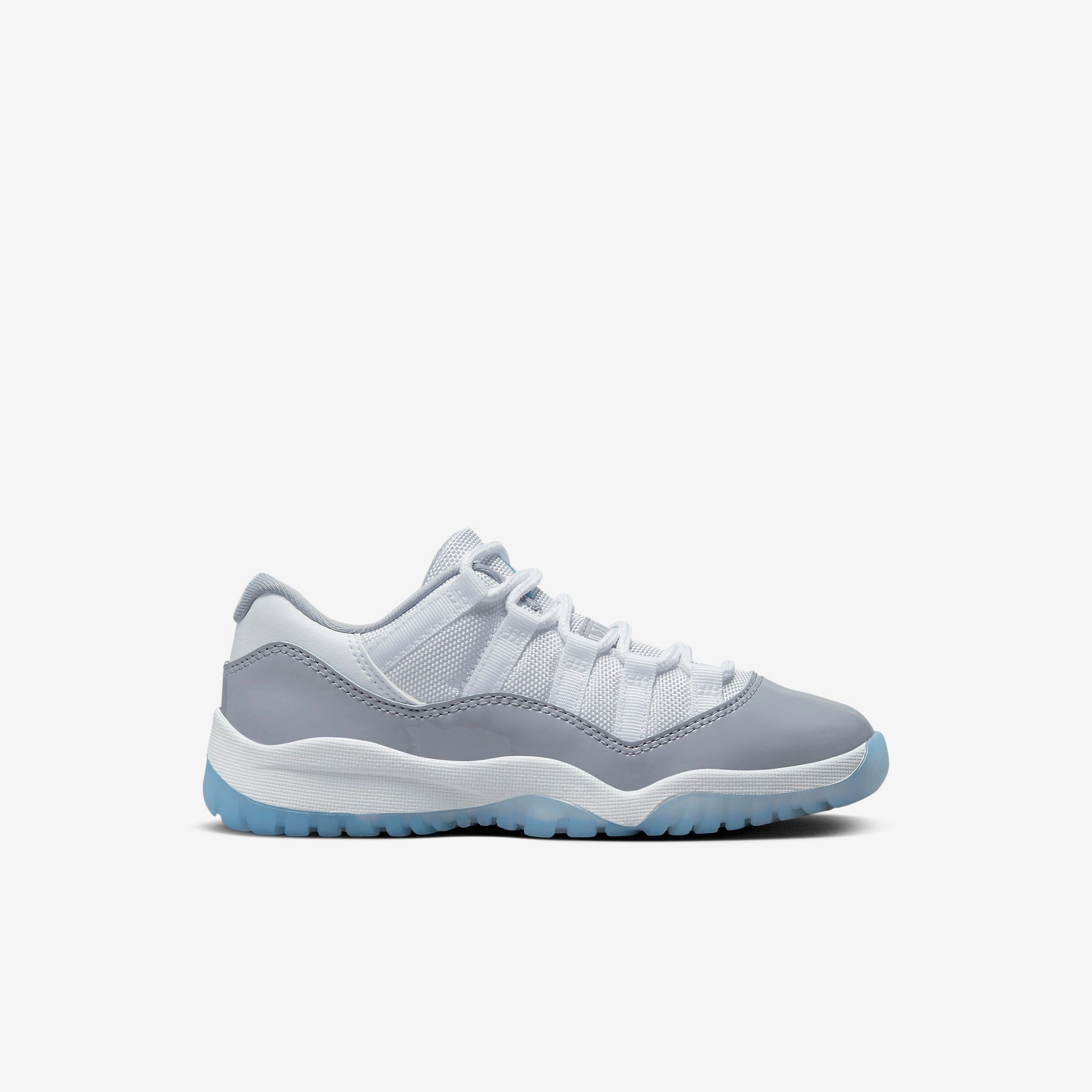 (PS) Air Jordan 11 Retro Low 'Cement Grey' (2023) 505835-140 Air Jordan 11 Patent Basketball Shoes