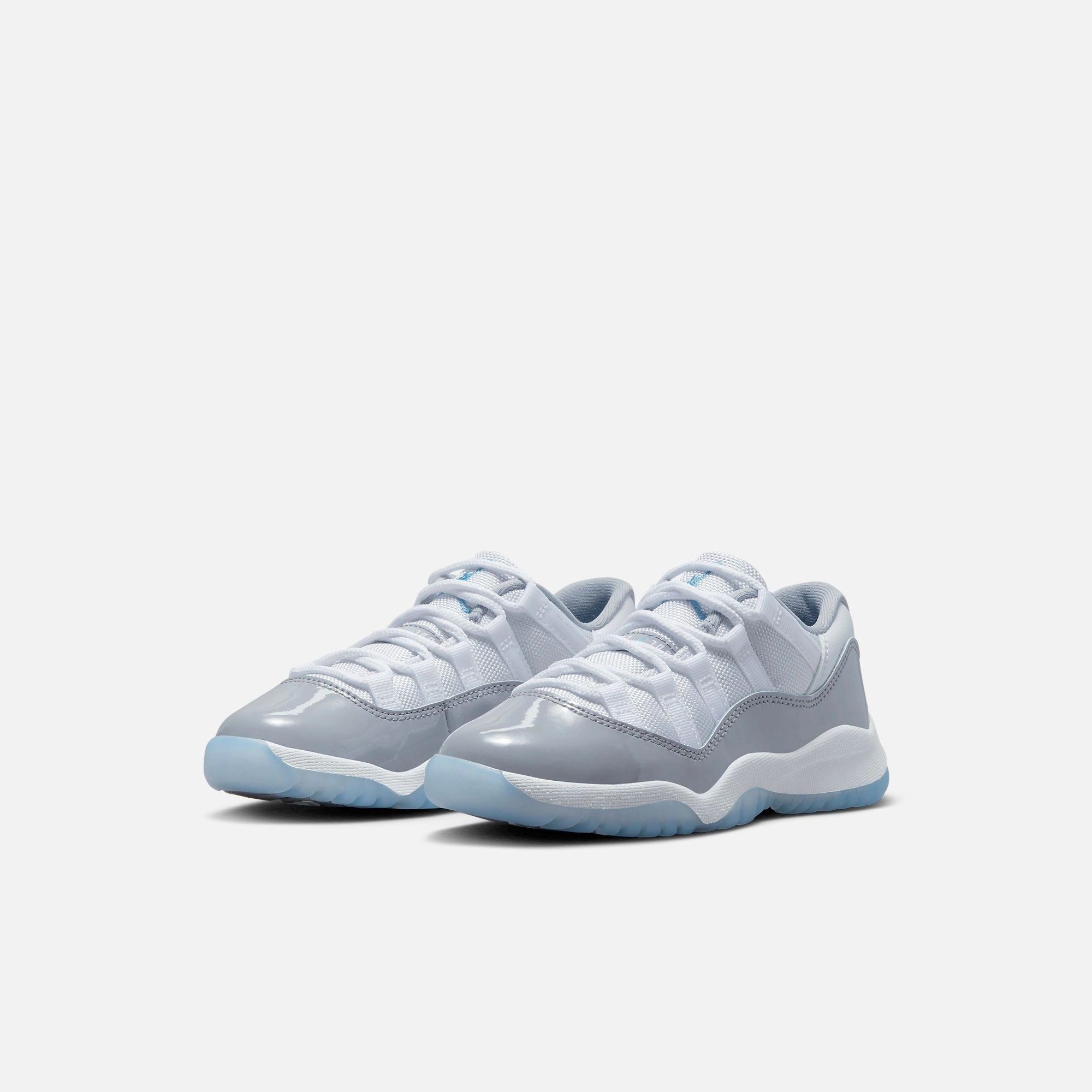 (PS) Air Jordan 11 Retro Low 'Cement Grey' (2023) 505835-140 Air Jordan 11 Patent Basketball Shoes