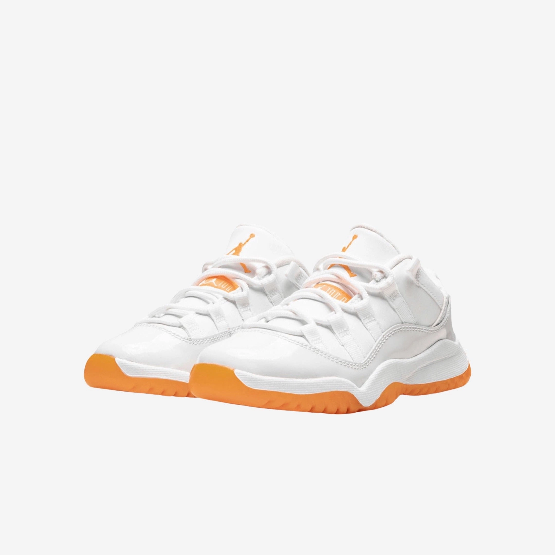 (PS) Air Jordan 11 Retro Low 'Citrus' (2015) 580522-139 Air Jordan 11 Patent Basketball Shoes