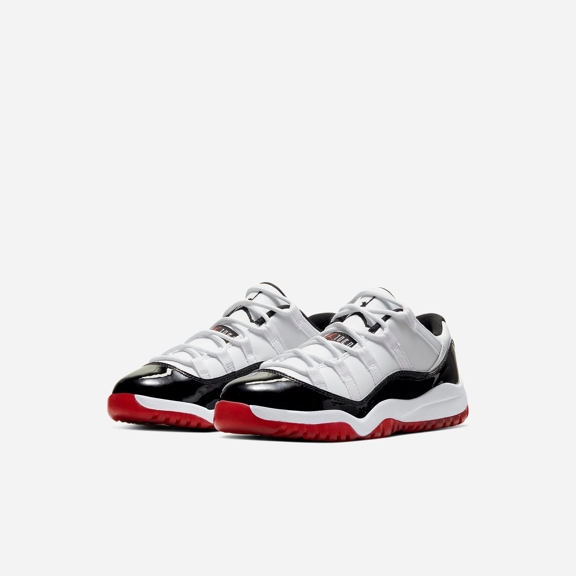 (PS) Air Jordan 11 Retro Low 'Concord Bred' (2020) 505835-160 Air Jordan 11 Patent Basketball Shoes
