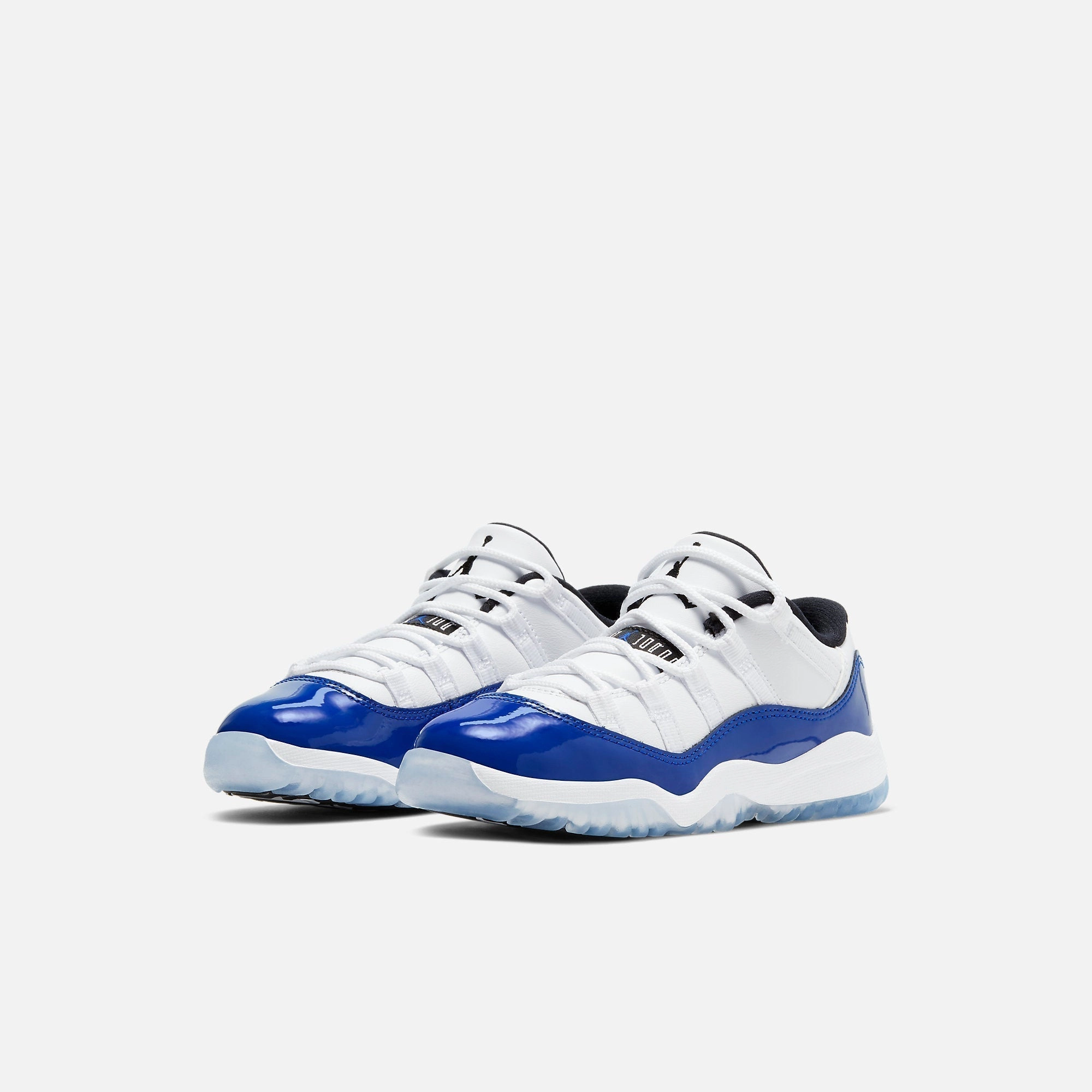 (PS) Air Jordan 11 Retro Low 'Concord Sketch' (2020) 580522-100 Air Jordan 11 Patent Basketball Shoes