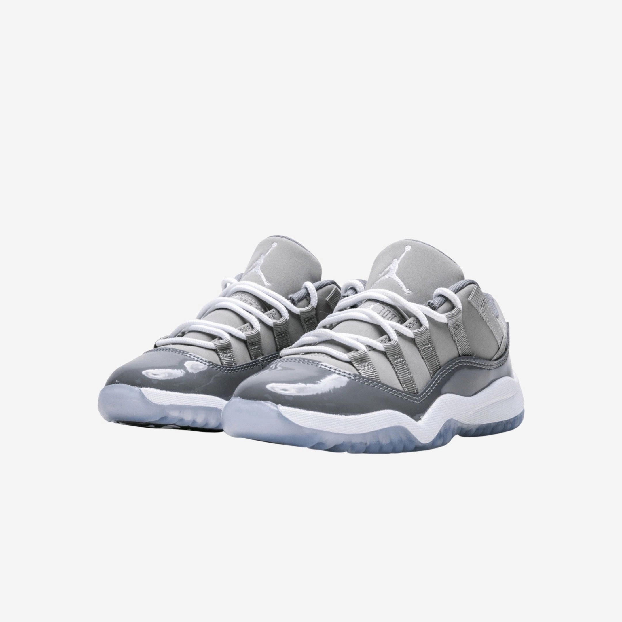 (PS) Air Jordan 11 Retro Low 'Cool Grey' (2018) 505835-003 Air Jordan 11 Patent Basketball Shoes