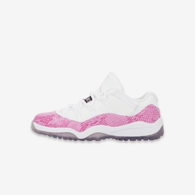 (PS) Air Jordan 11 Retro Low 'Pink Snakeskin' (2013) 580522-108 Air Jordan 11 basketball shoes with patent look