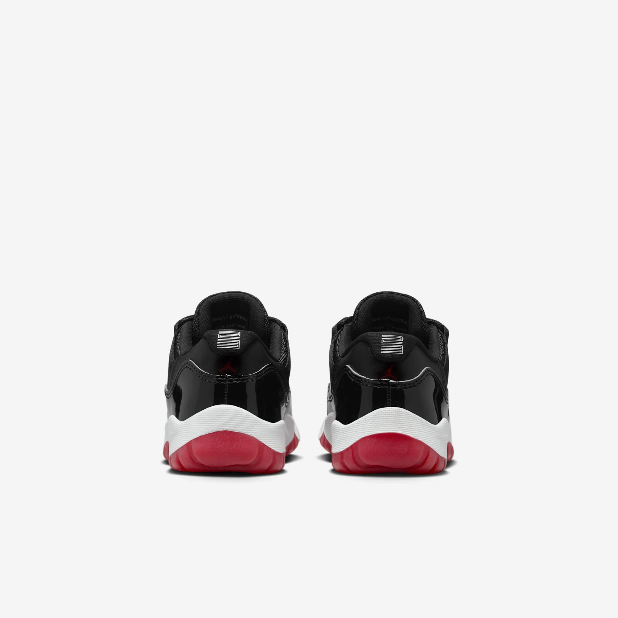 (PS) Air Jordan 11 Retro Low 'Playoffs / Bred' (2025) FV5116-006 Air Jordan 11 Patent Basketball Shoes