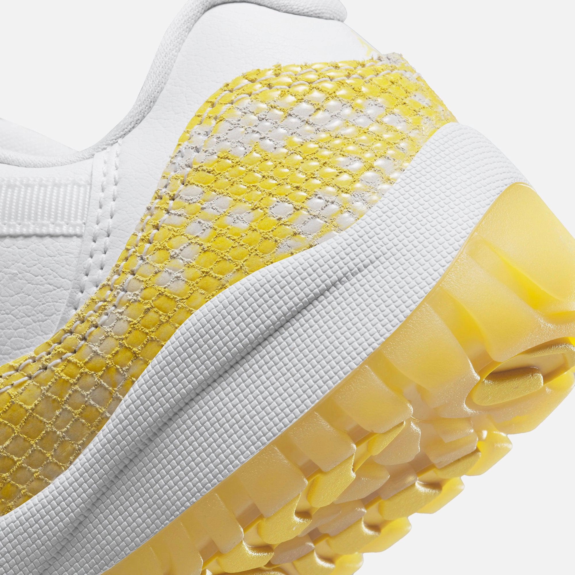 (PS) Air Jordan 11 Retro Low 'Yellow Snakeskin' (2023) 580522-107 Air Jordan 11 Patent Basketball Shoes