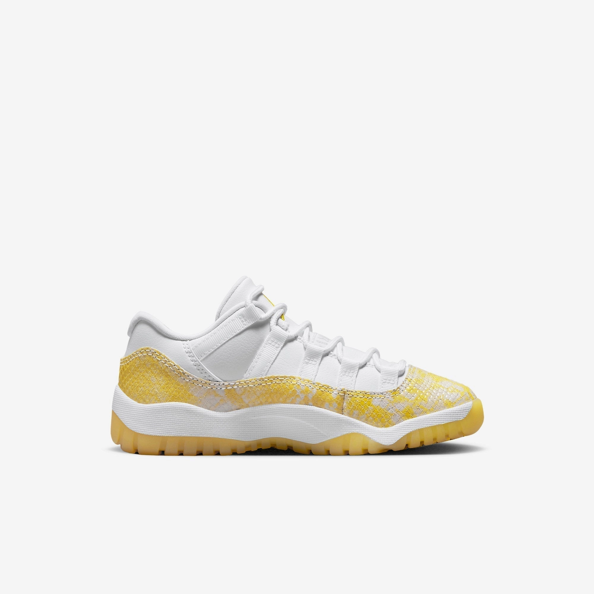 (PS) Air Jordan 11 Retro Low 'Yellow Snakeskin' (2023) 580522-107 Air Jordan 11 Patent Basketball Shoes