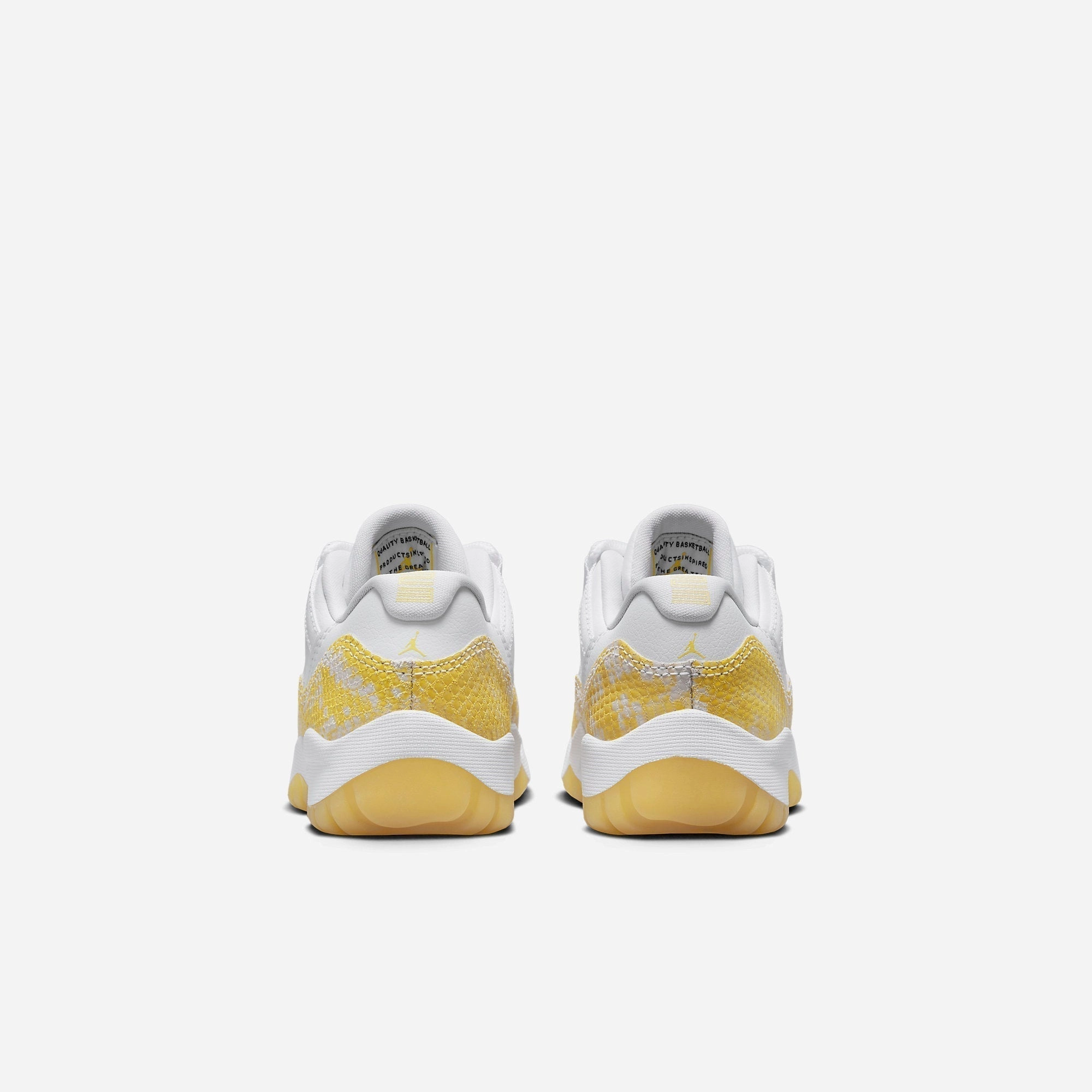 (PS) Air Jordan 11 Retro Low 'Yellow Snakeskin' (2023) 580522-107 Air Jordan 11 Patent Basketball Shoes