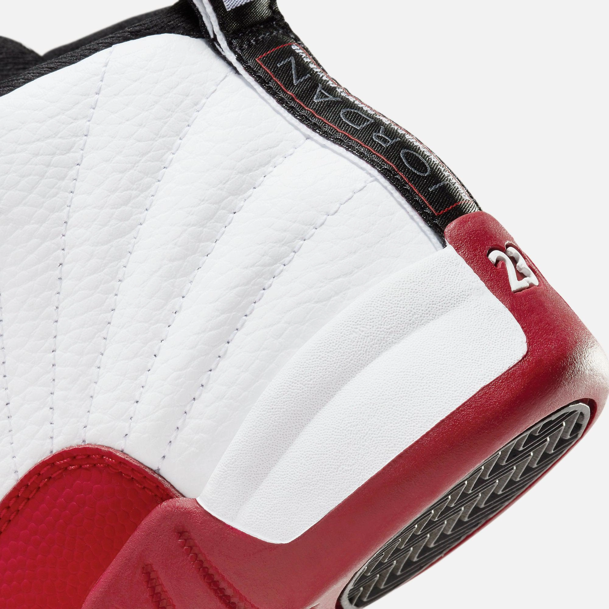 (PS) Air Jordan 12 Retro 'Cherry / Varsity Red' (2023) 151186-116 Air Jordan 12 Game-Ready Sneakers