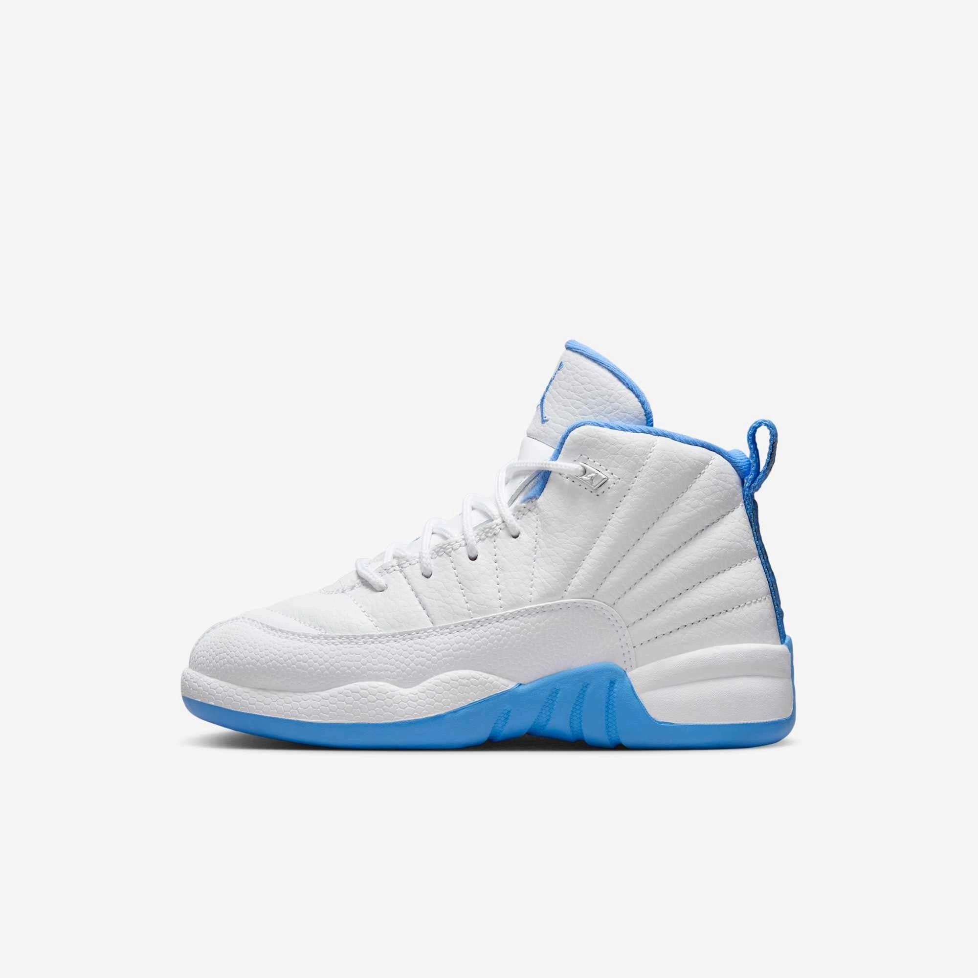(PS) Air Jordan 12 Retro 'Melo / UNC University Blue' (2025) 151186-112 Air Jordan 12 performance sneakers for court