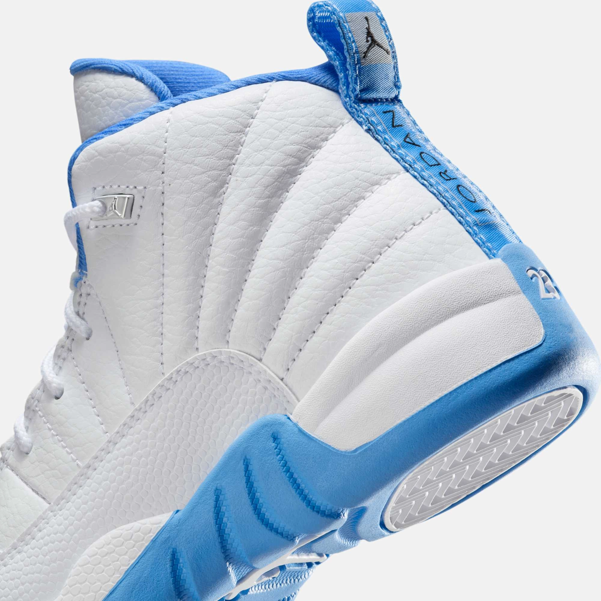 (PS) Air Jordan 12 Retro 'Melo / UNC University Blue' (2025) 151186-112 Air Jordan 12 Game-Ready Sneakers