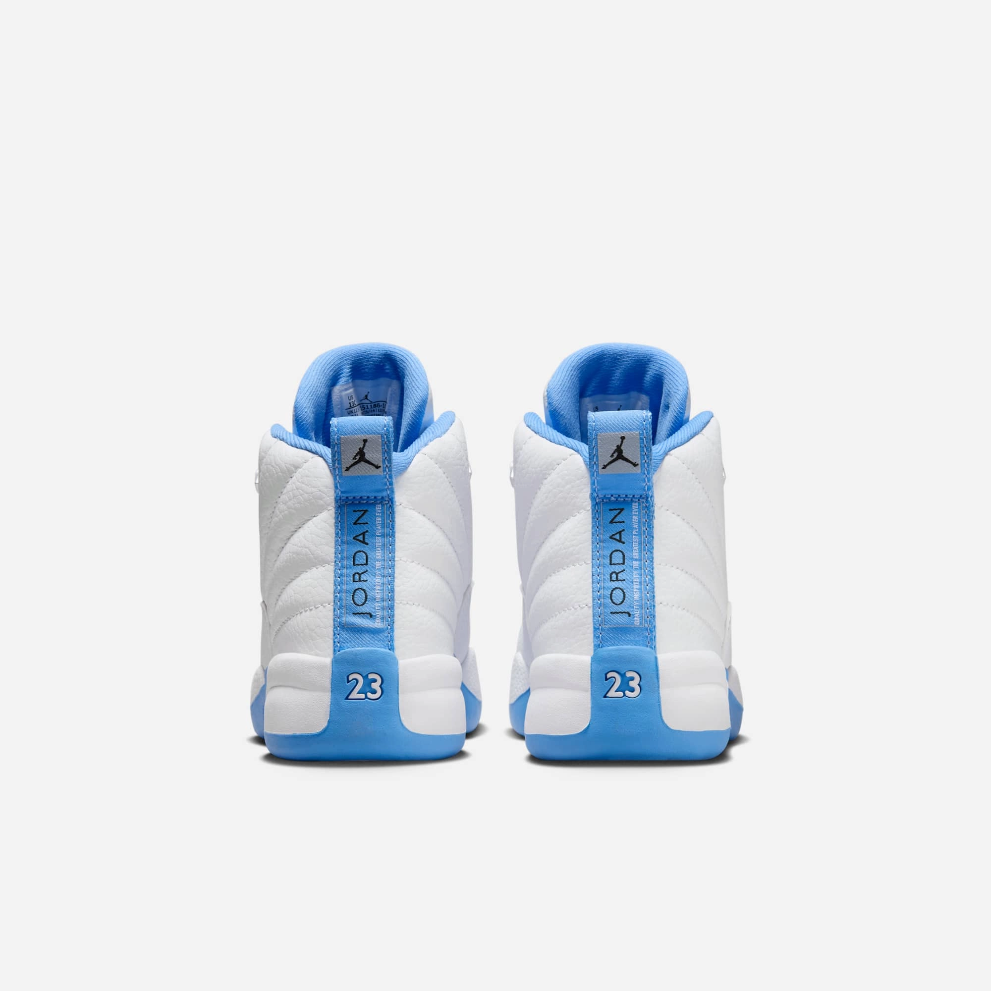 (PS) Air Jordan 12 Retro 'Melo / UNC University Blue' (2025) 151186-112 Air Jordan 12 Game-Ready Sneakers