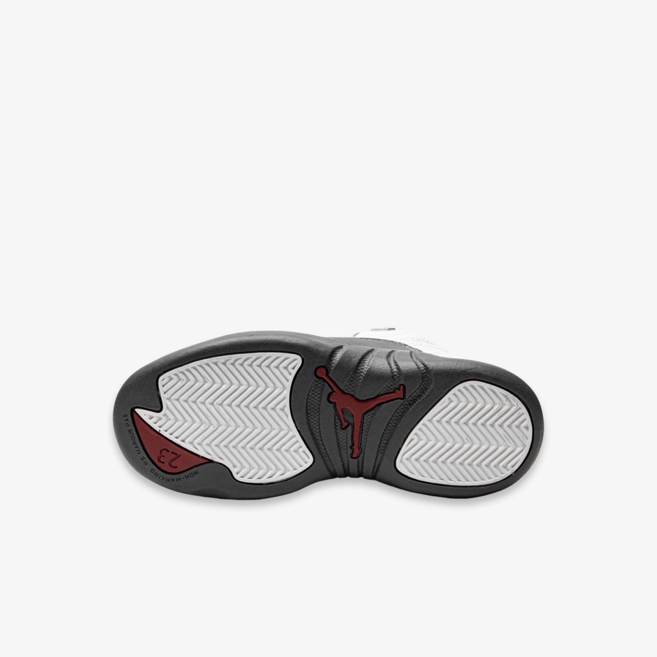 (PS) Air Jordan 12 Retro 'White / Dark Grey' (2019) 151186-160 Air Jordan 12 Game-Ready Sneakers