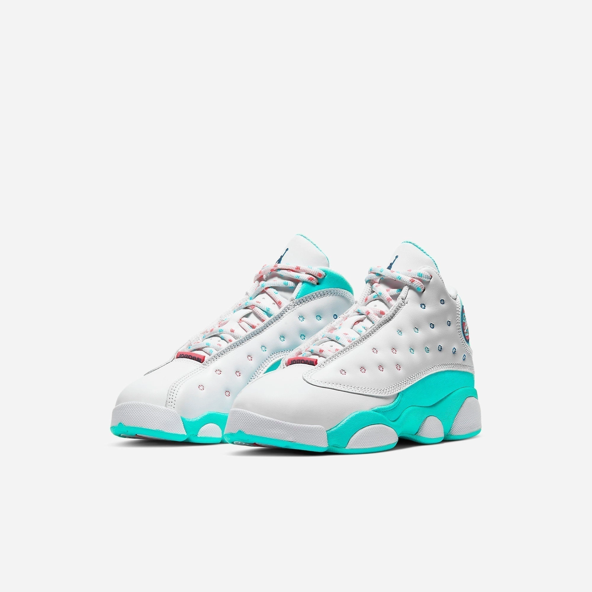 (PS) Air Jordan 13 Retro 'Aurora Green' (2020) 439669-100 Air Jordan 13 Bold Sole Basketball Shoes