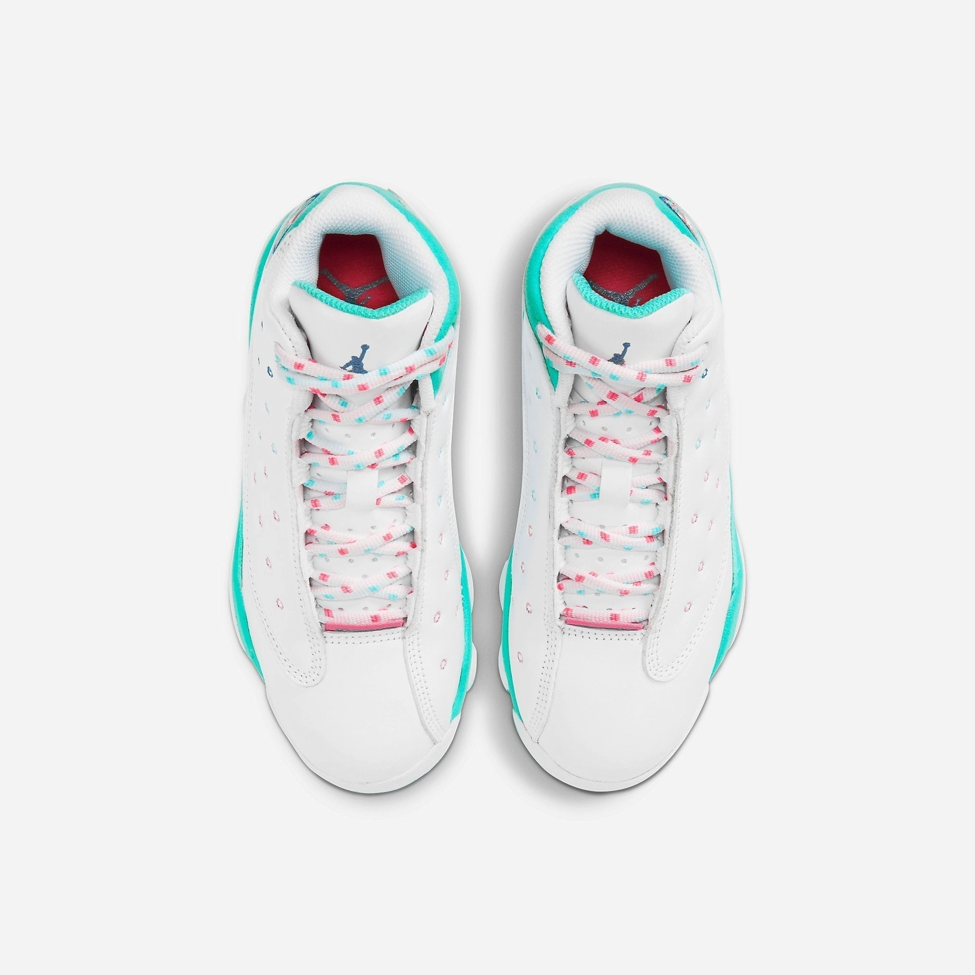 (PS) Air Jordan 13 Retro 'Aurora Green' (2020) 439669-100 Air Jordan 13 Bold Sole Basketball Shoes