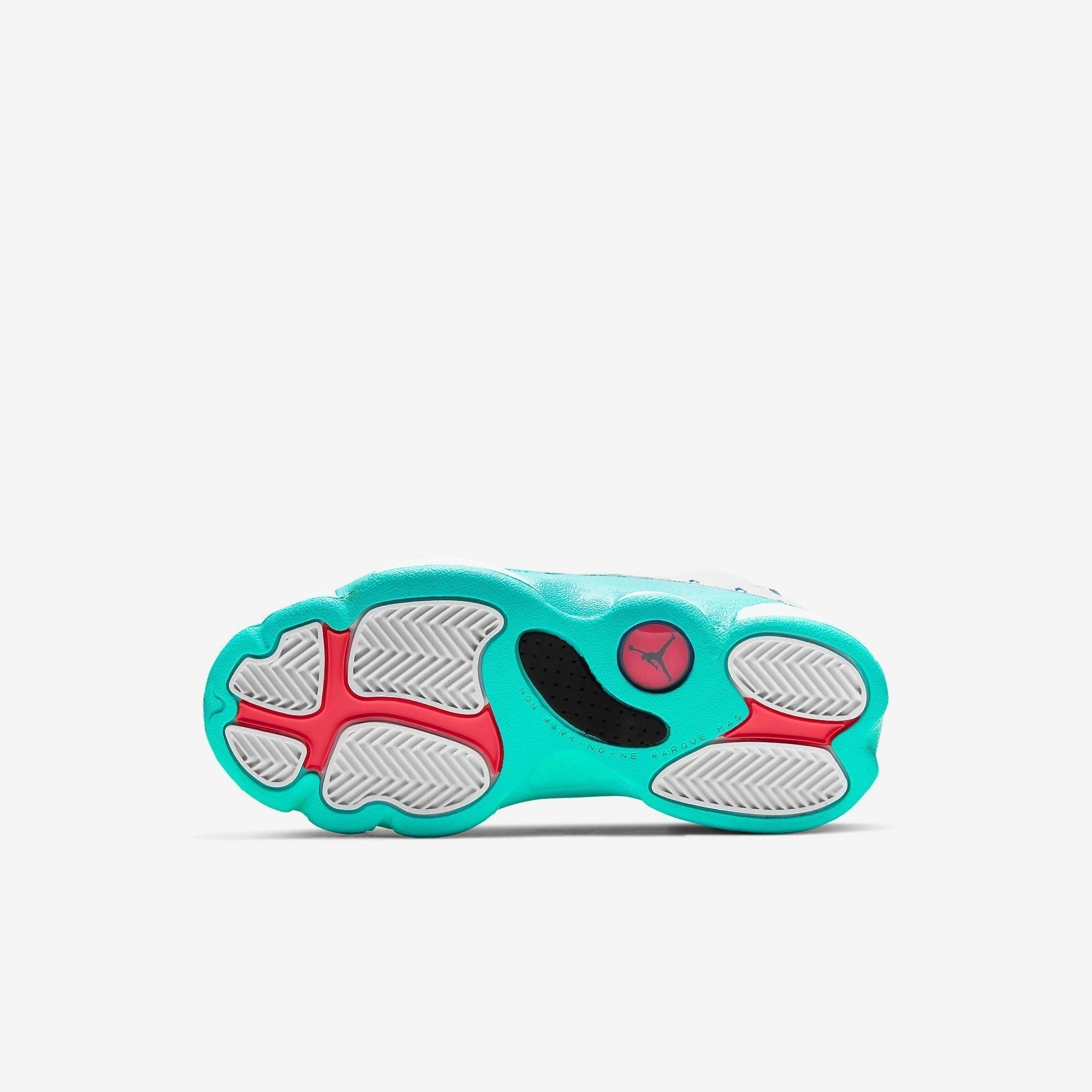 (PS) Air Jordan 13 Retro 'Aurora Green' (2020) 439669-100 Air Jordan 13 Bold Sole Basketball Shoes