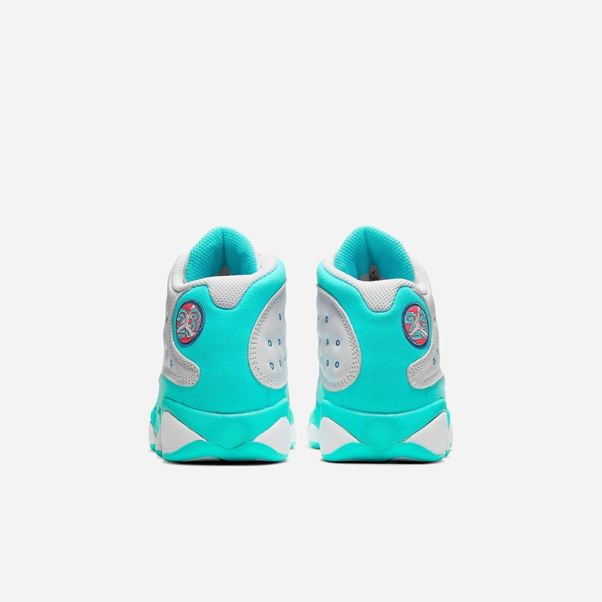 (PS) Air Jordan 13 Retro 'Aurora Green' (2020) 439669-100 Air Jordan 13 Bold Sole Basketball Shoes