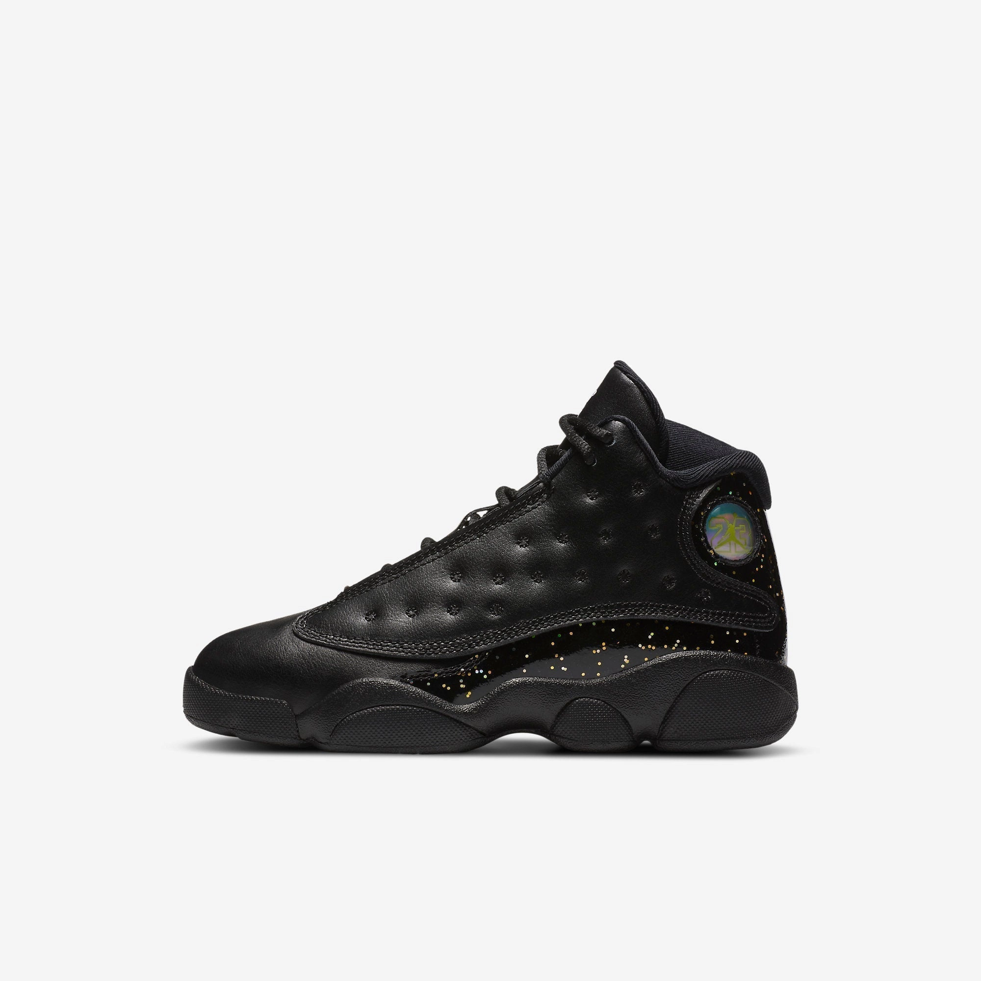 (PS) Air Jordan 13 Retro 'Gold Glitter' (2020) DC9444-007 Air Jordan 13 shoes with bold midsole design