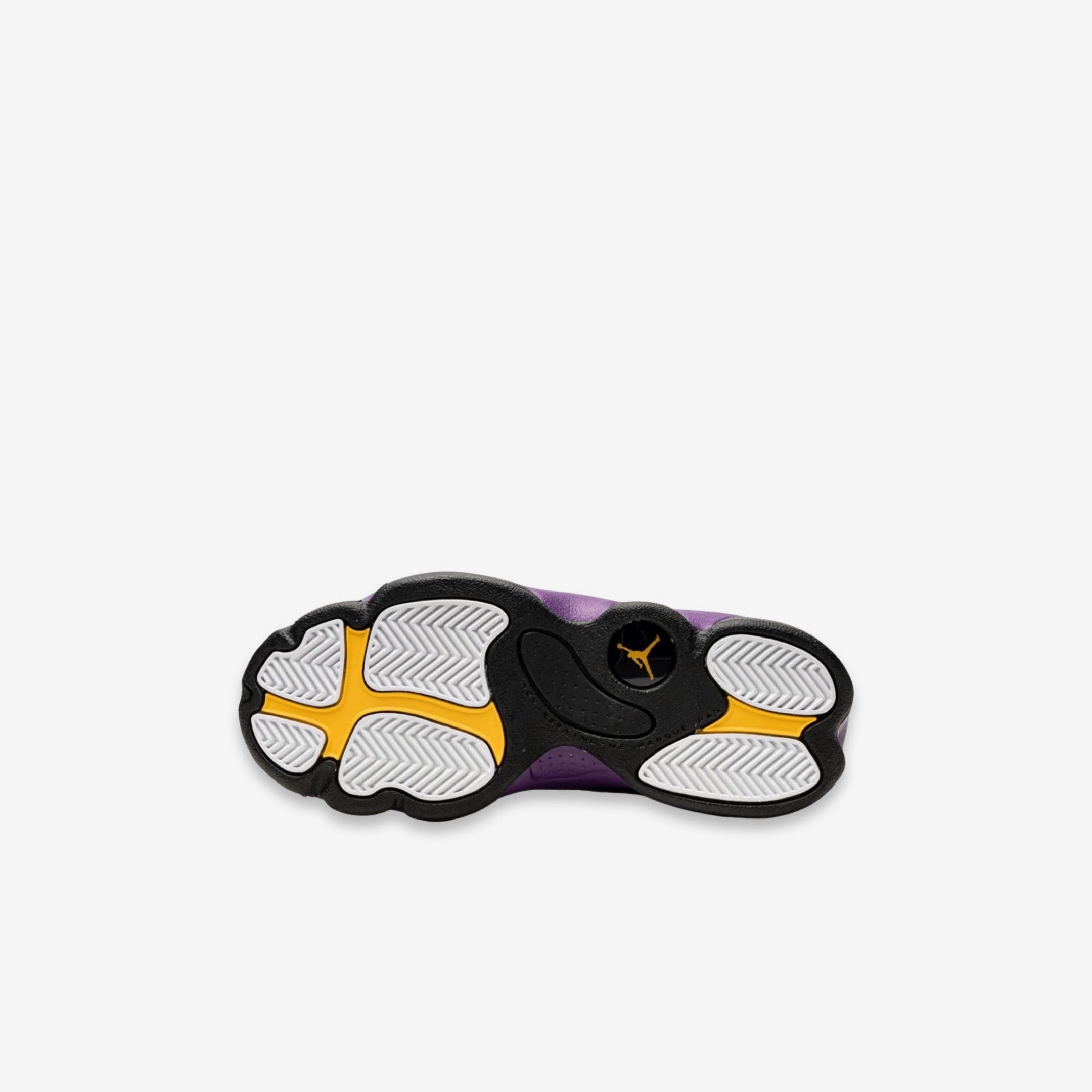 (PS) Air Jordan 13 Retro 'Rivals Lakers' (2019) 414575-105 Air Jordan 13 Bold Sole Basketball Shoes