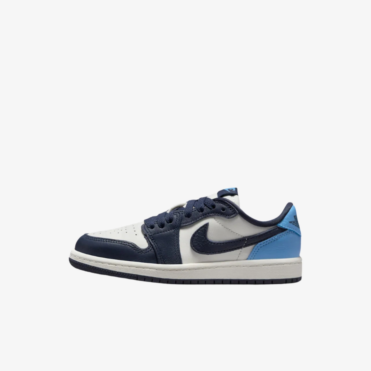 (PS) Air Jordan 1 Low OG 'UNC / Obsidian' (2025) FQ5436-400 Authentic Air Jordan 1 in premium leather