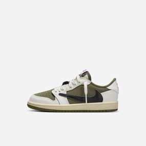 (PS) Air Jordan 1 Low OG SP x Travis Scott 'Medium Olive' (2024) DO5442-200 Authentic Air Jordan 1 in premium leather