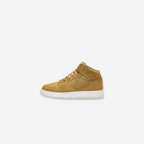 (PS) Air Jordan 1 Mid 'Wheat' (2017) 640734-725 Stylish Air Jordan 1 in classic design