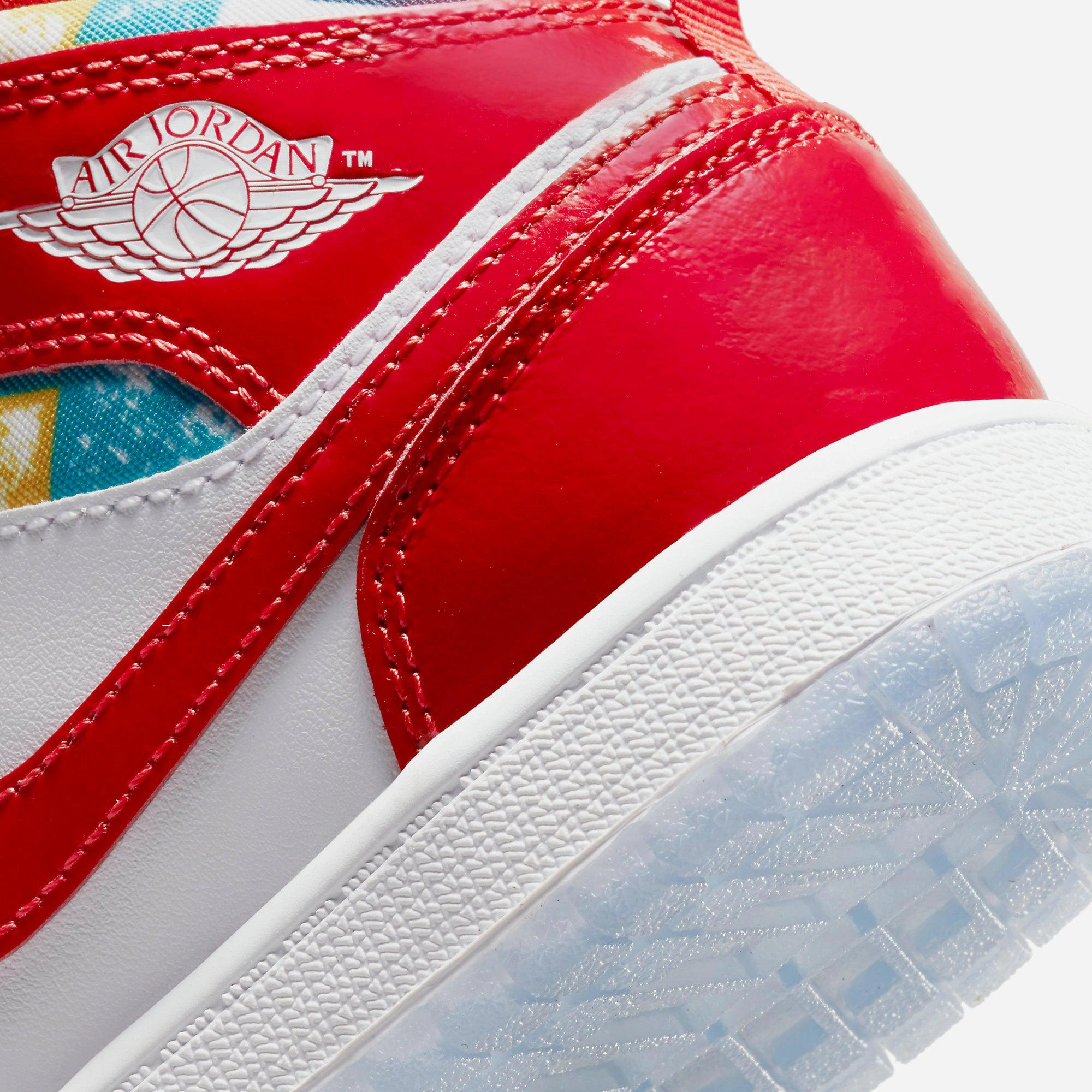 (PS) Air Jordan 1 Mid SE 'Barcelona Sweater' (2021) DC7249-600 Air Jordan 1 Timeless Heritage Shoes