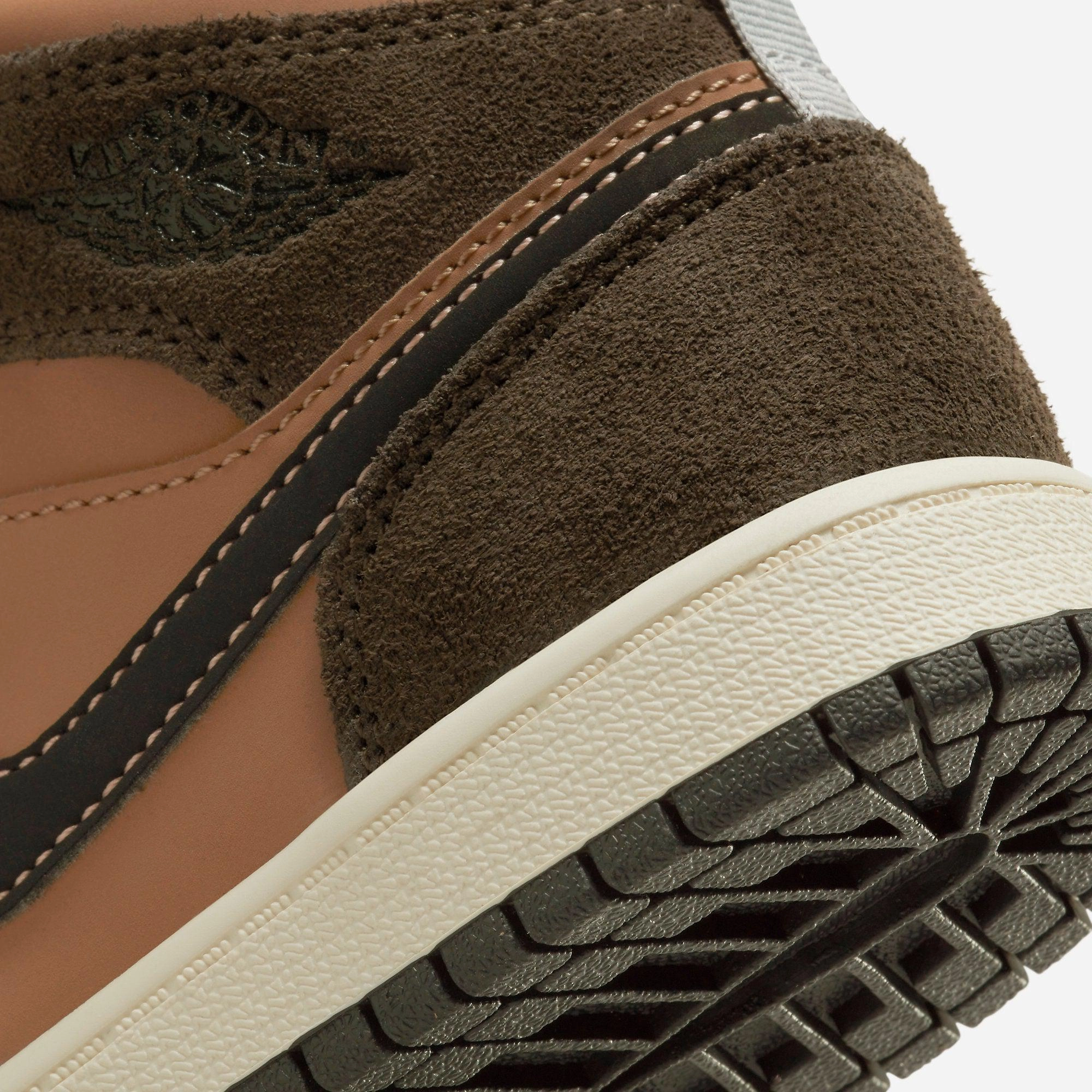 (PS) Air Jordan 1 Mid SE 'Dark Chocolate' (2021) DC7249-200 Air Jordan 1 Timeless Heritage Shoes