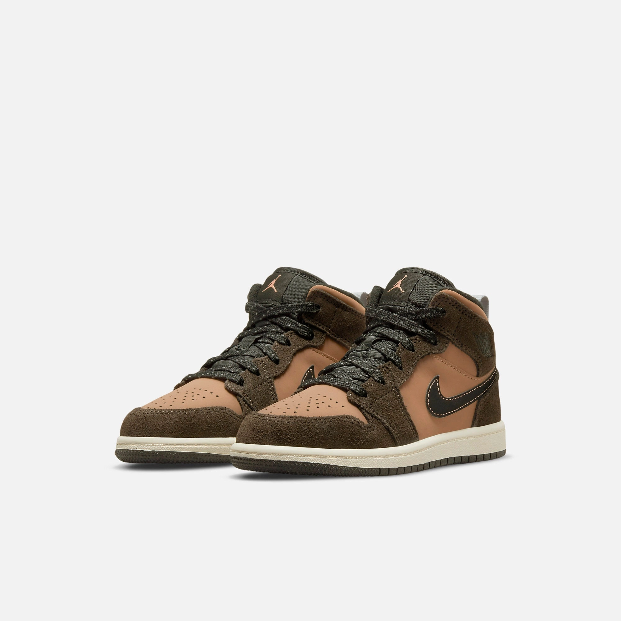 (PS) Air Jordan 1 Mid SE 'Dark Chocolate' (2021) DC7249-200 Air Jordan 1 Timeless Heritage Shoes