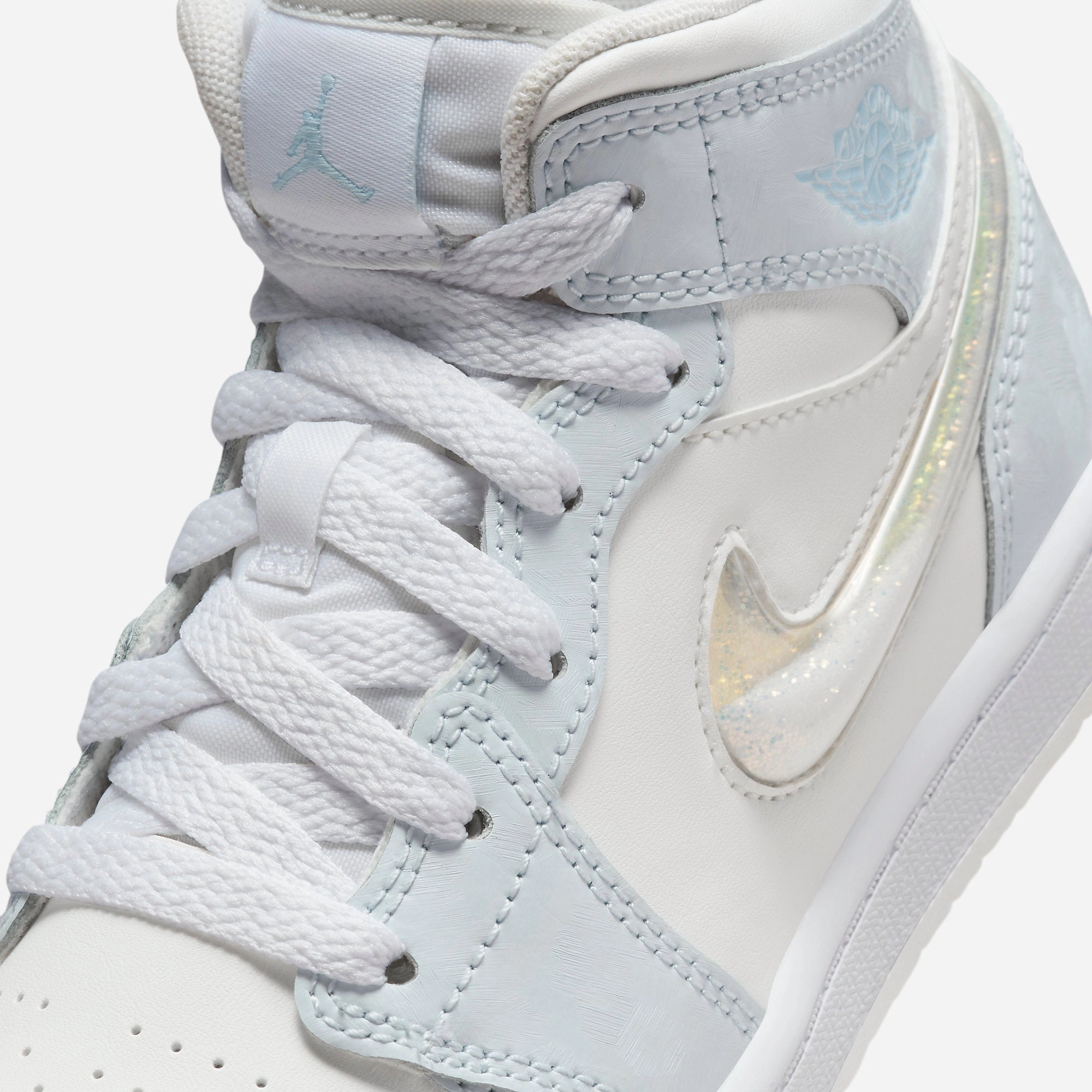 (PS) Air Jordan 1 Mid SE 'Glitter Swoosh' (2023) FQ9118-400 Air Jordan 1 Original Colorway Shoes