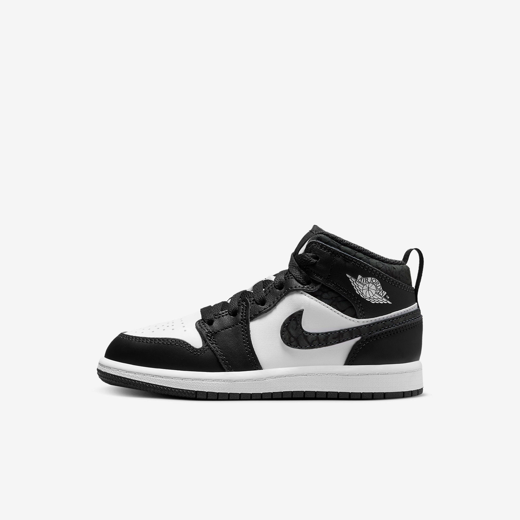 (PS) Air Jordan 1 Mid SE 'Panda Elephant' (2023) FB9910-001 Authentic Air Jordan 1 in premium leather