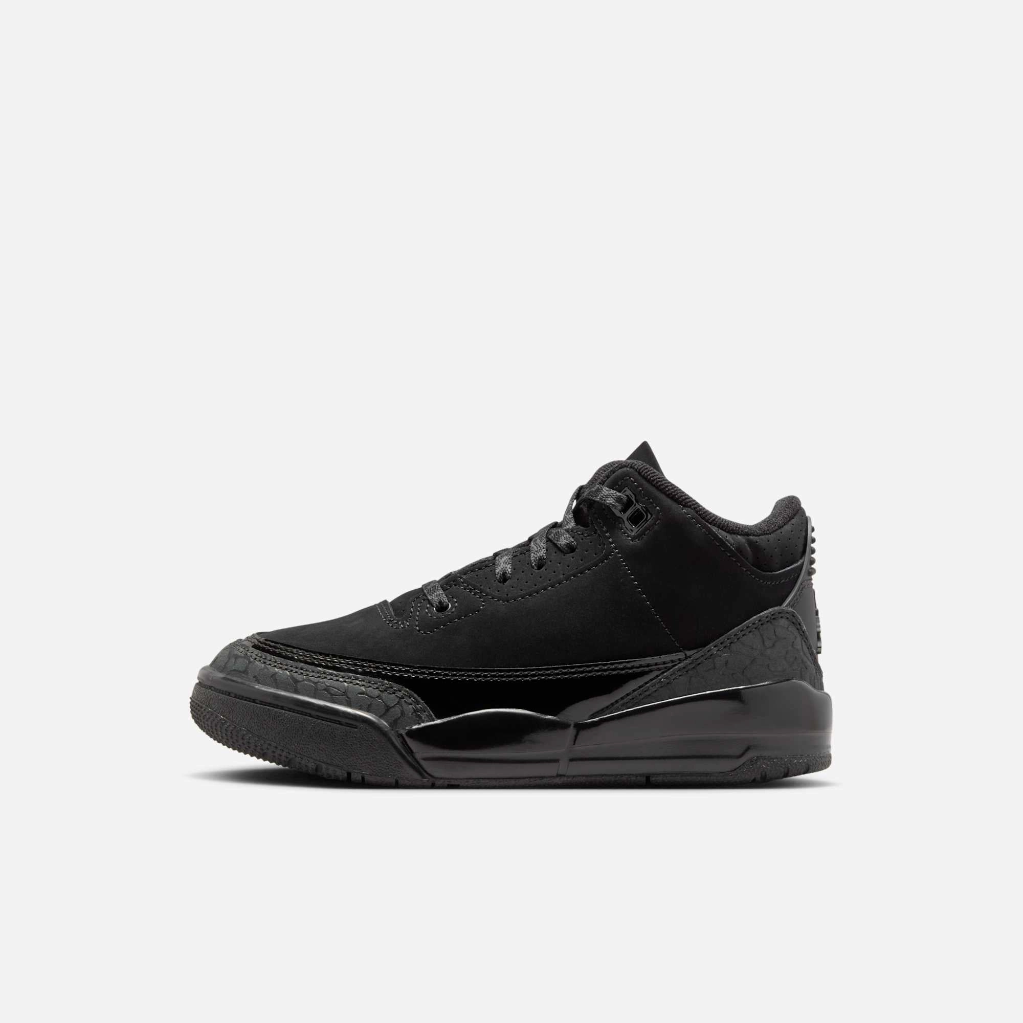 (PS) Air Jordan 3 Retro 'Black Cat' (2025) DM0966-001 Air Jordan 3 retro sneakers with throwback vibe