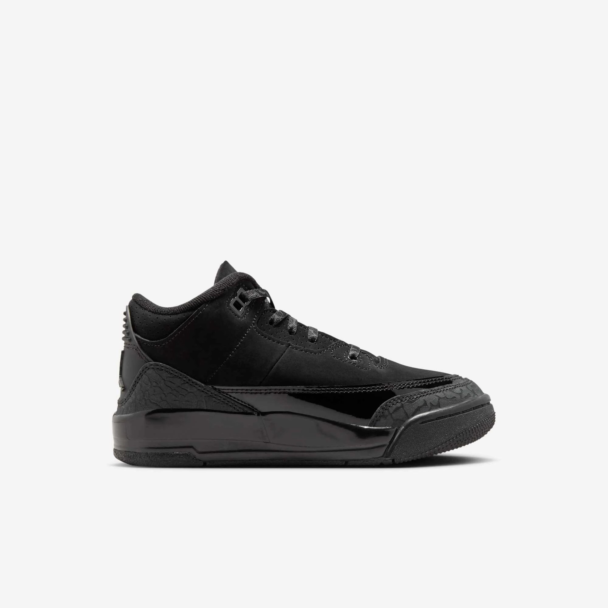 (PS) Air Jordan 3 Retro 'Black Cat' (2025) DM0966-001 Air Jordan 3 Retro Throwback Sneakers