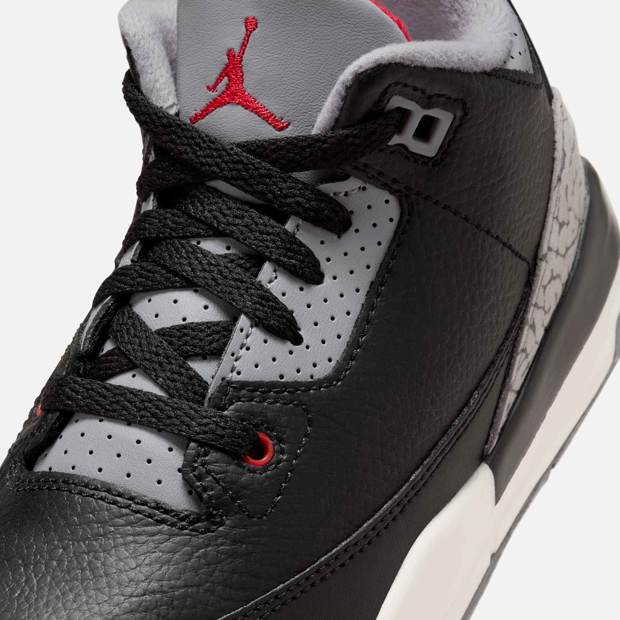 (PS) Air Jordan 3 Retro 'Black Cement' (2024) DM0966-010 Air Jordan 3 Retro Throwback Sneakers