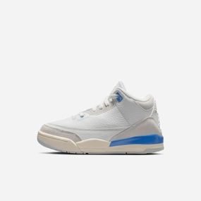 (PS) Air Jordan 3 Retro 'Lucky Shorts / Hydrogen Blue' (2025) DM0966-101 Air Jordan 3 retro sneakers with throwback vibe