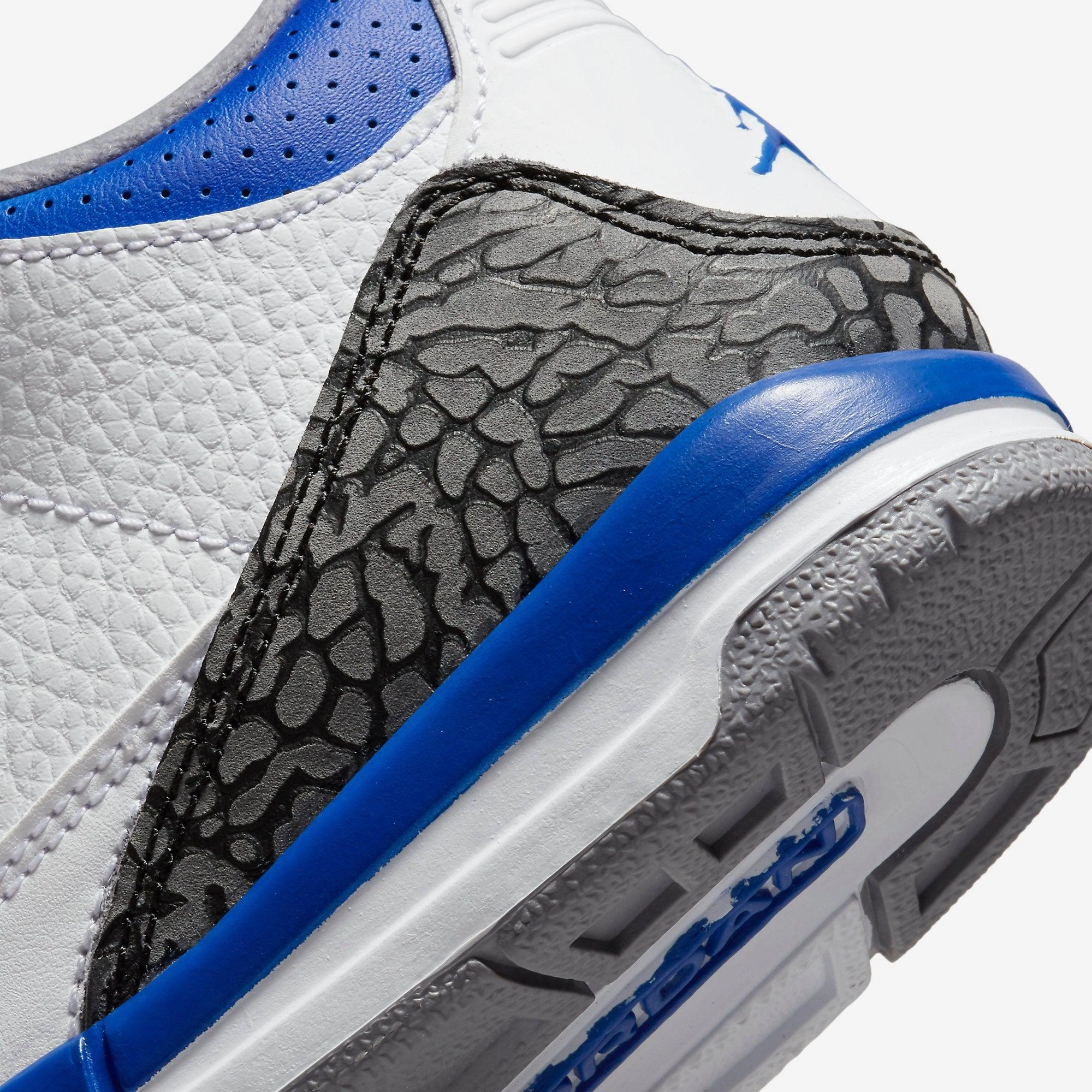 (PS) Air Jordan 3 Retro 'Racer Blue' (2021) 429487-145 Air Jordan 3 Retro Throwback Sneakers