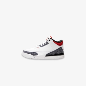 (PS) Air Jordan 3 Retro SE 'Denim Fire Red' (2020) DB0443-100 Air Jordan 3 retro sneakers with throwback vibe