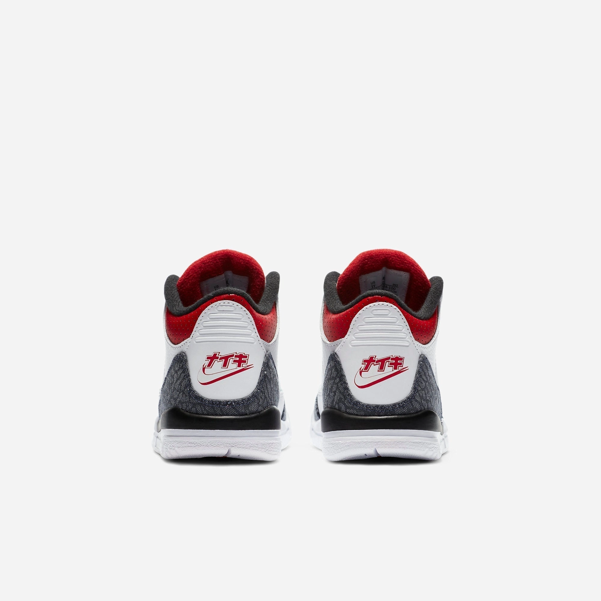 (PS) Air Jordan 3 Retro SE-T 'Japan Denim Fire Red' (2020) DB4168-100 Air Jordan 3 Retro Throwback Sneakers