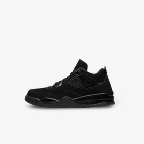 (PS) Air Jordan 4 Retro 'Black Cat' (2020) BQ7669-010 Air Jordan 4 sneakers with visible air unit