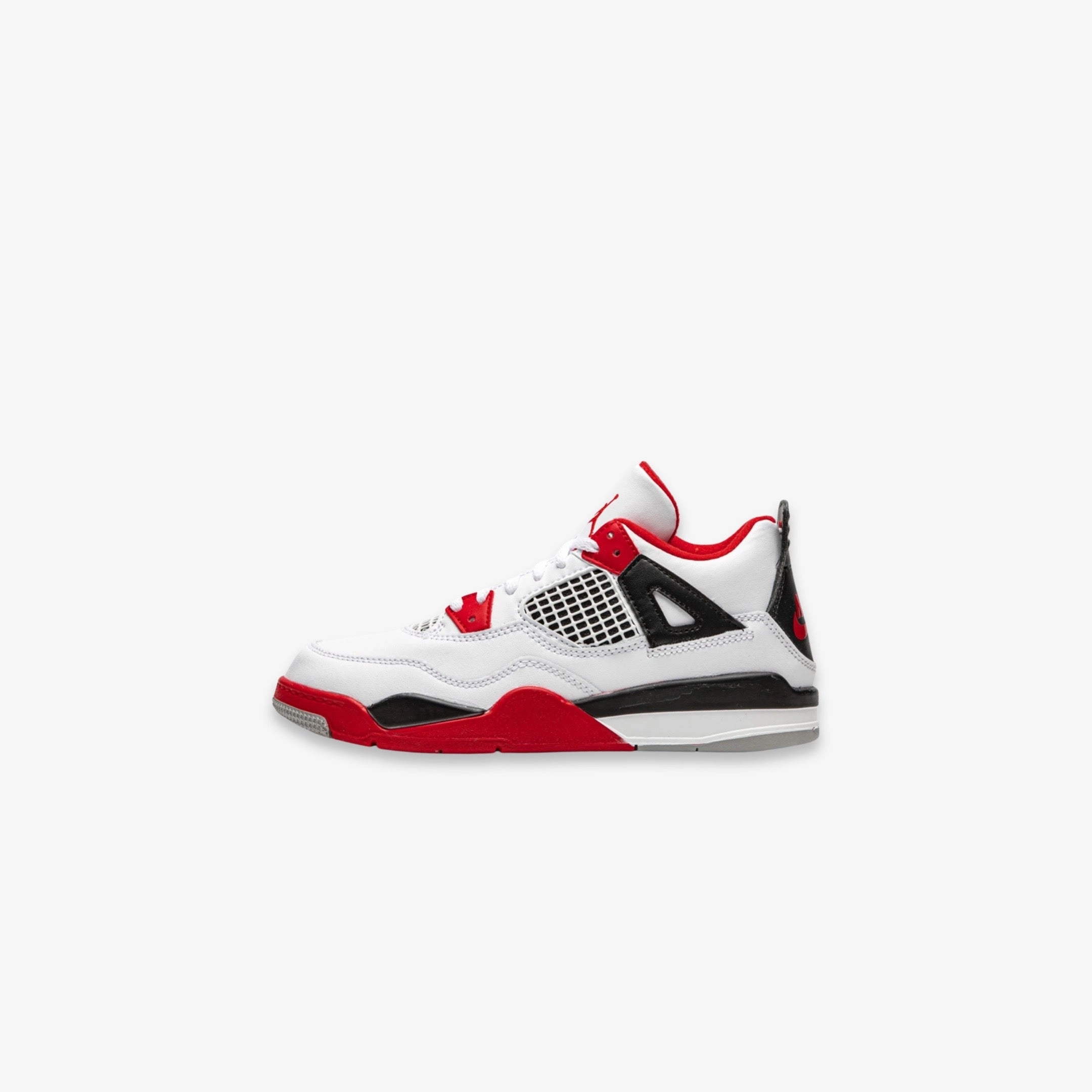(PS) Air Jordan 4 Retro 'Fire Red' (2020) BQ7669-160 Air Jordan 4 sneakers with visible air unit