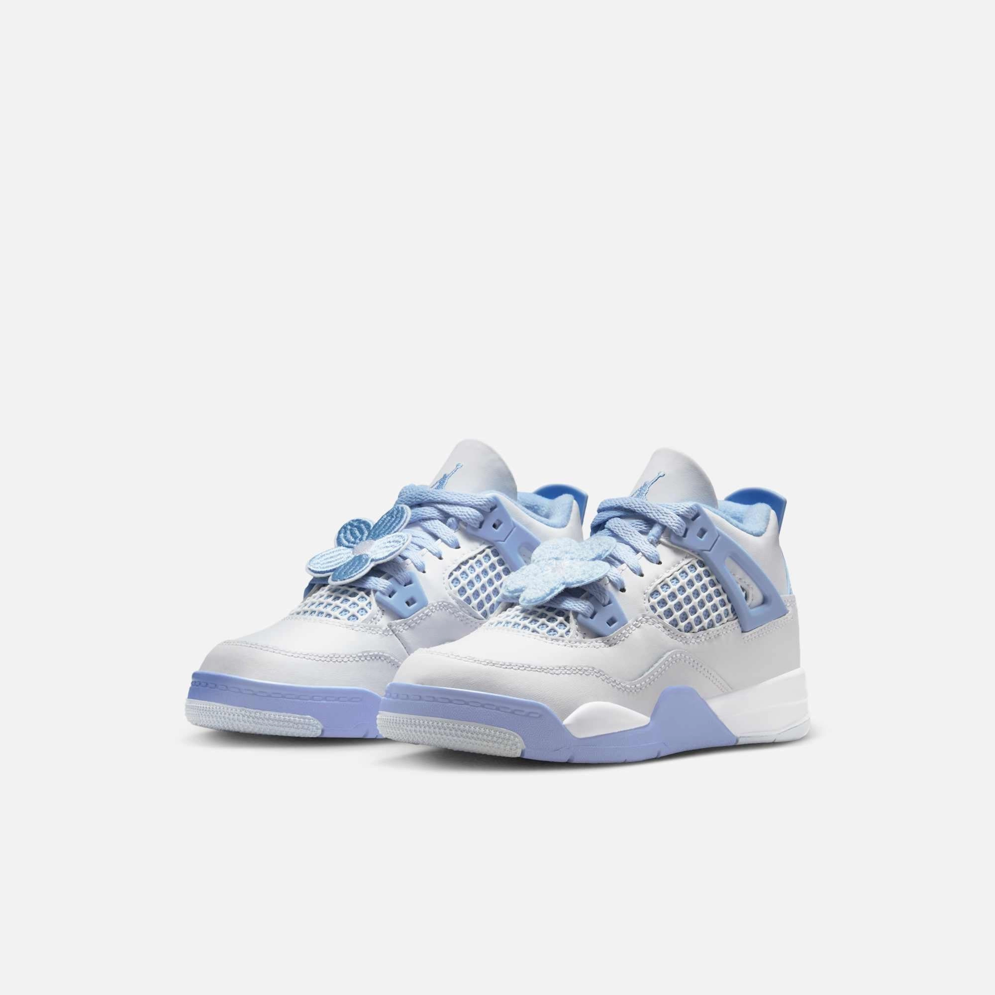 (PS) Air Jordan 4 Retro 'Forget Me Not / Aluminum' (2025) IB8962-100 Air Jordan 4 Visible Air Unit Sneakers
