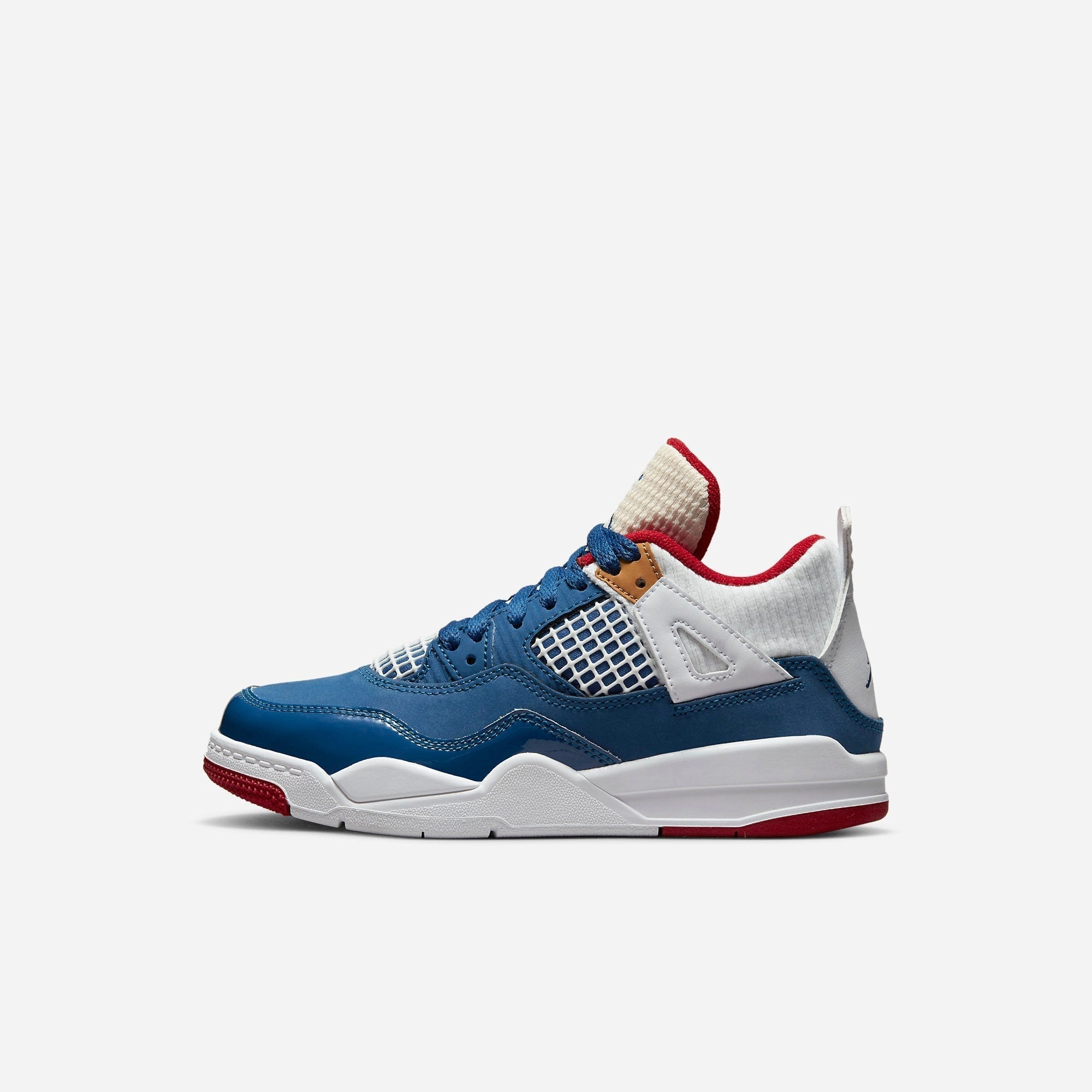 (PS) Air Jordan 4 Retro 'Messy Room' (2022) DR6953-400 Air Jordan 4 sneakers with visible air unit