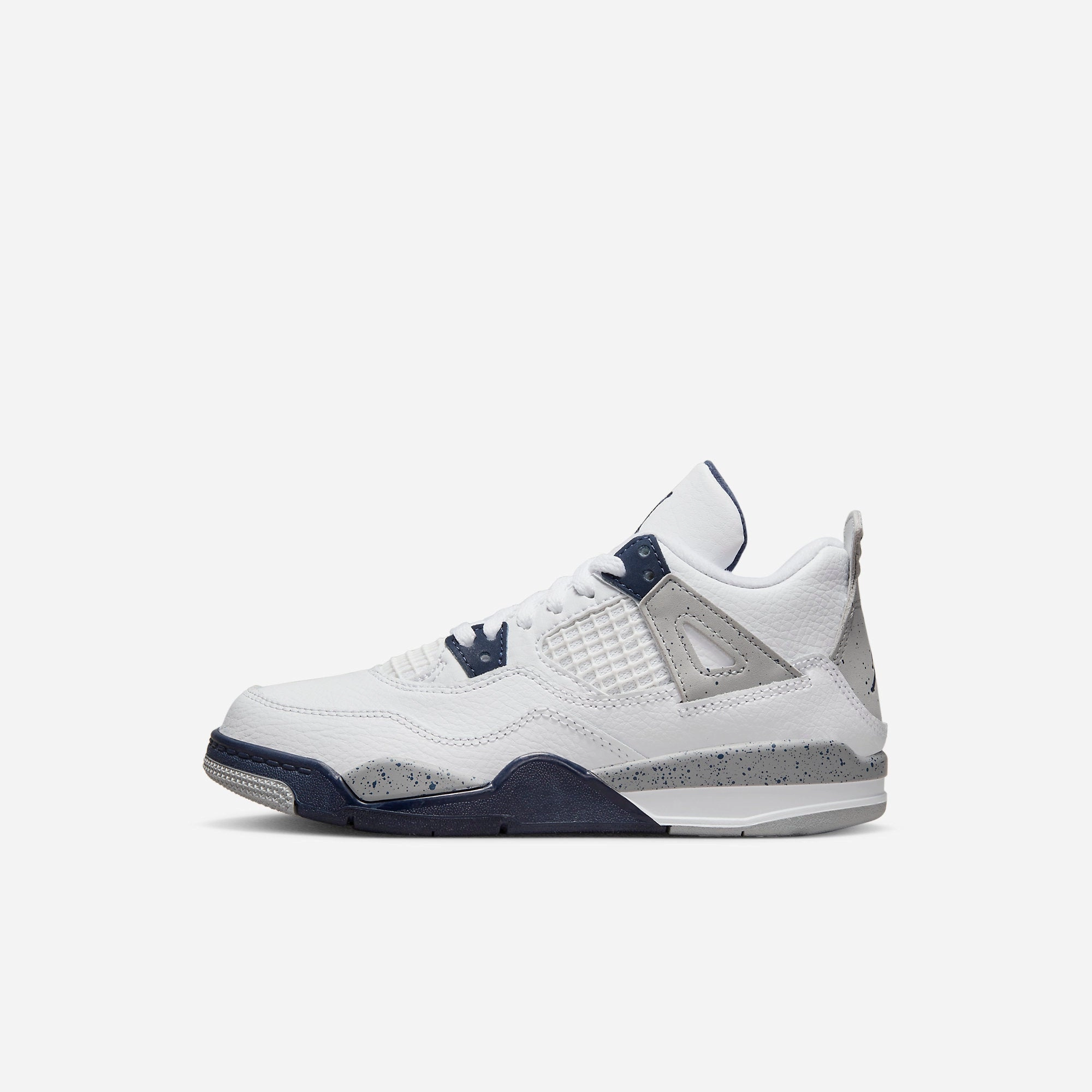 (PS) Air Jordan 4 Retro 'Midnight Navy' (2022) BQ7669-140 Air Jordan 4 sneakers with visible air unit