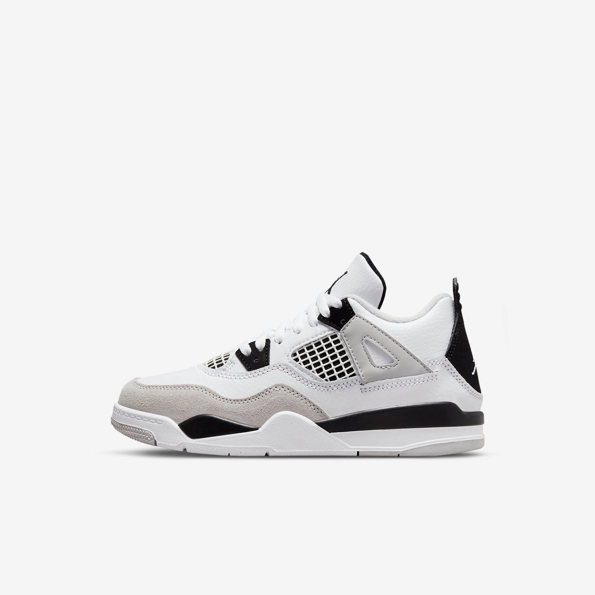(PS) Air Jordan 4 Retro 'Military Black' (2022) BQ7669-111 Air Jordan 4 sneakers with visible air unit