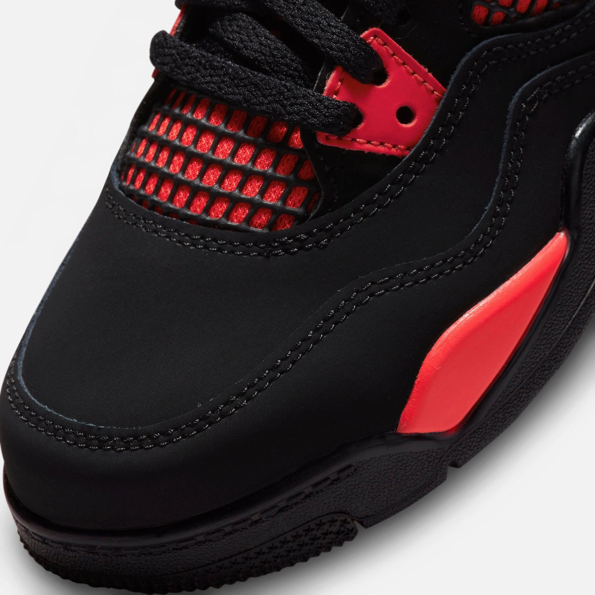(PS) Air Jordan 4 Retro 'Red Thunder' (2022) BQ7669-016 Air Jordan 4 Visible Air Unit Sneakers