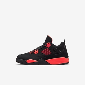 (PS) Air Jordan 4 Retro 'Red Thunder' (2022) BQ7669-016 Air Jordan 4 sneakers with visible air unit