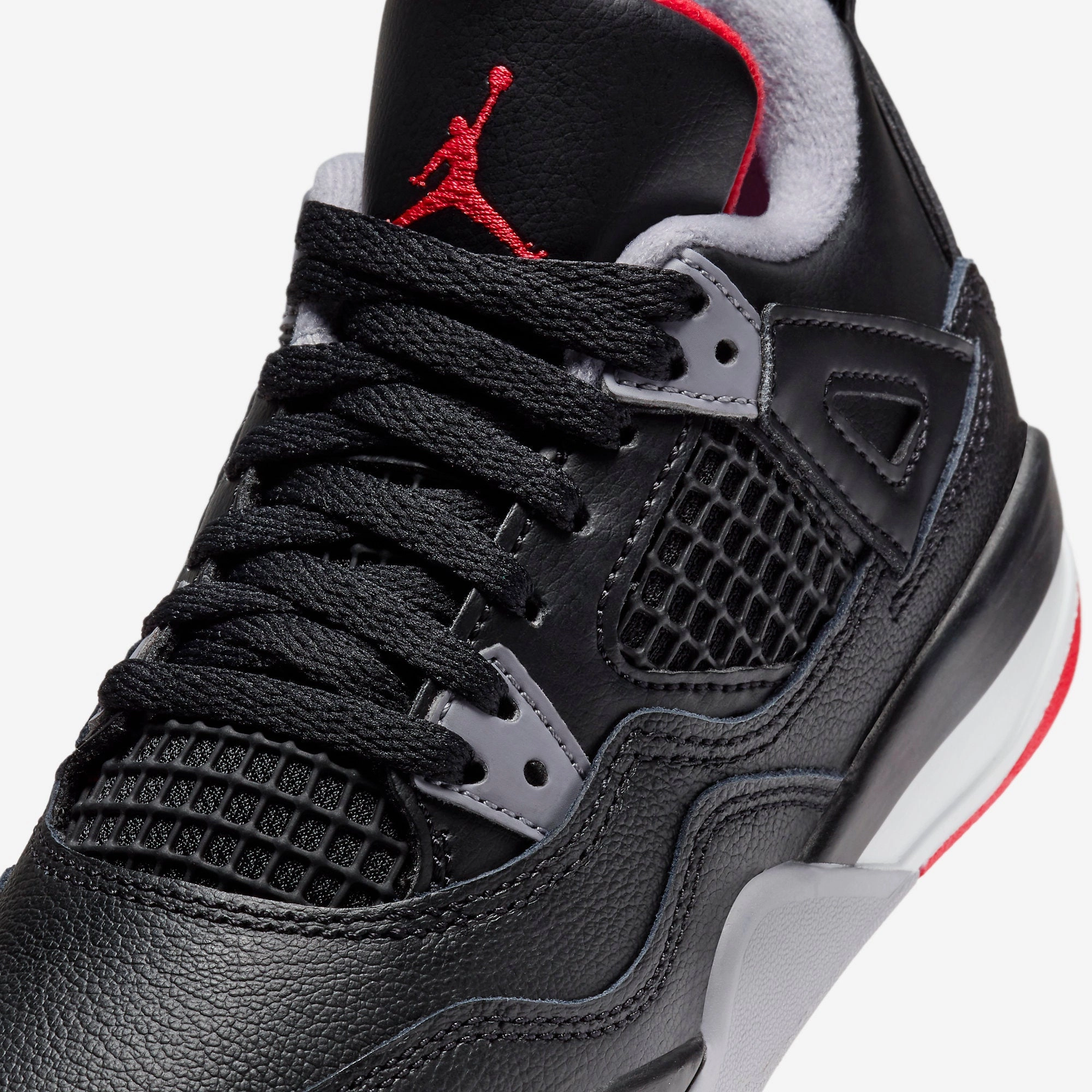 (PS) Air Jordan 4 Retro 'Reimagined Bred' (2024) BQ7669-006 Air Jordan 4 Visible Air Unit Sneakers