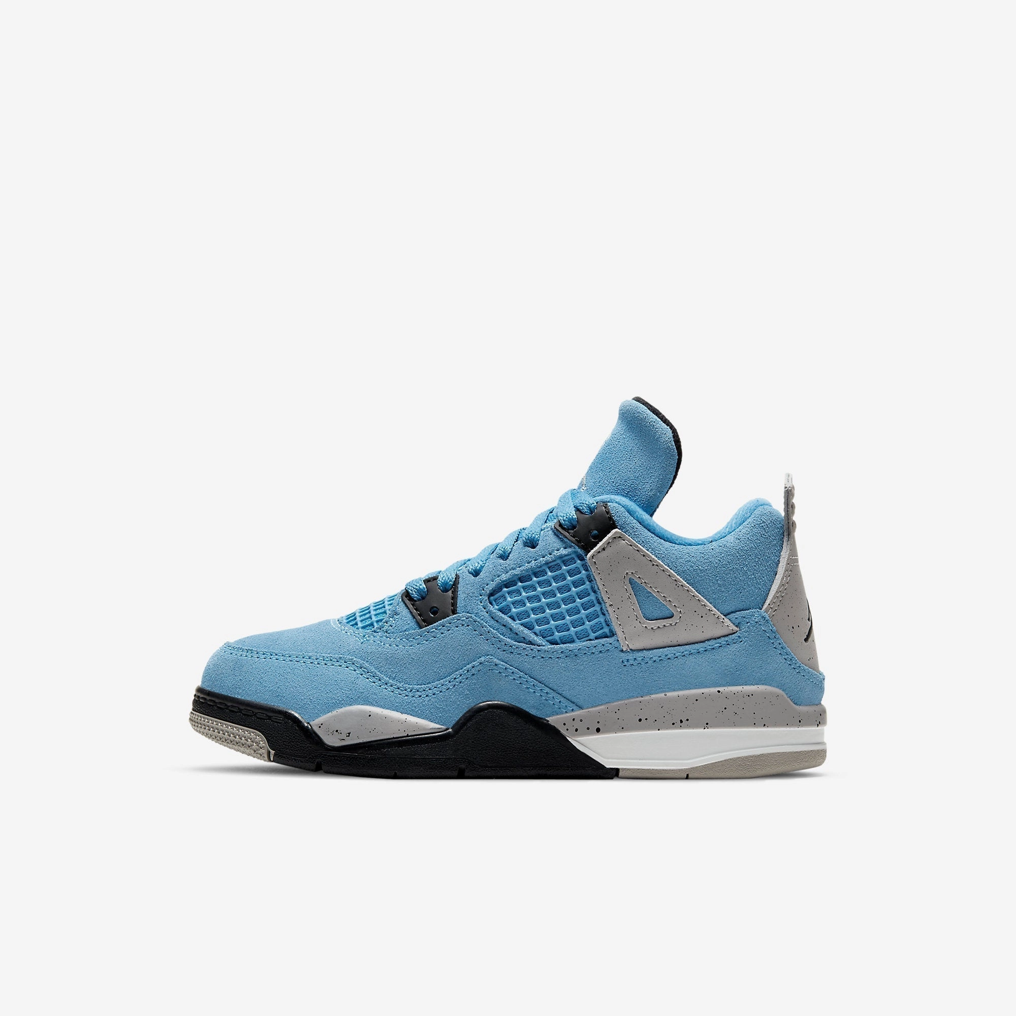 (PS) Air Jordan 4 Retro 'UNC University Blue' (2021) BQ7669-400 Air Jordan 4 sneakers with visible air unit