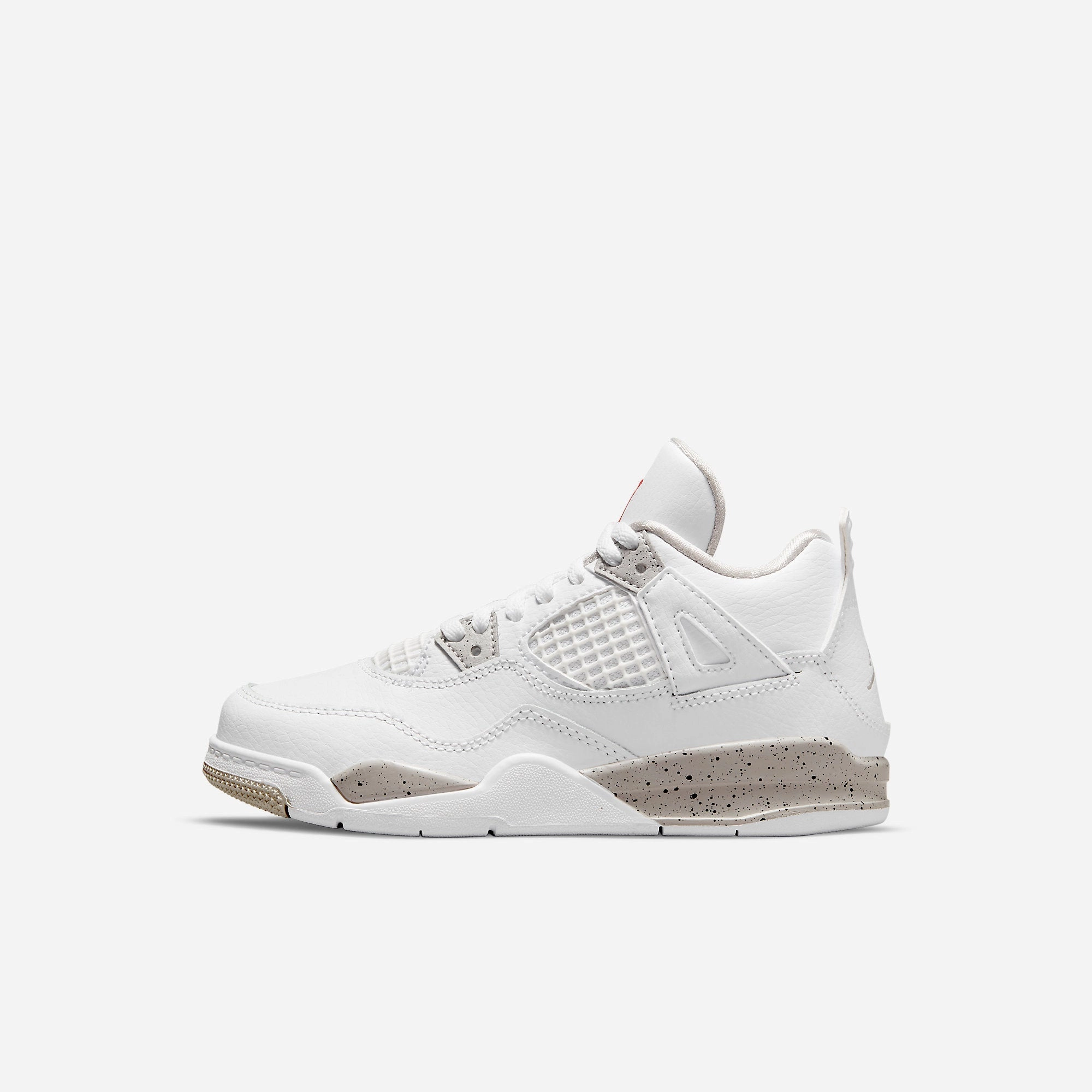 (PS) Air Jordan 4 Retro 'White Oreo' (2021) BQ7669-100 Air Jordan 4 sneakers with visible air unit