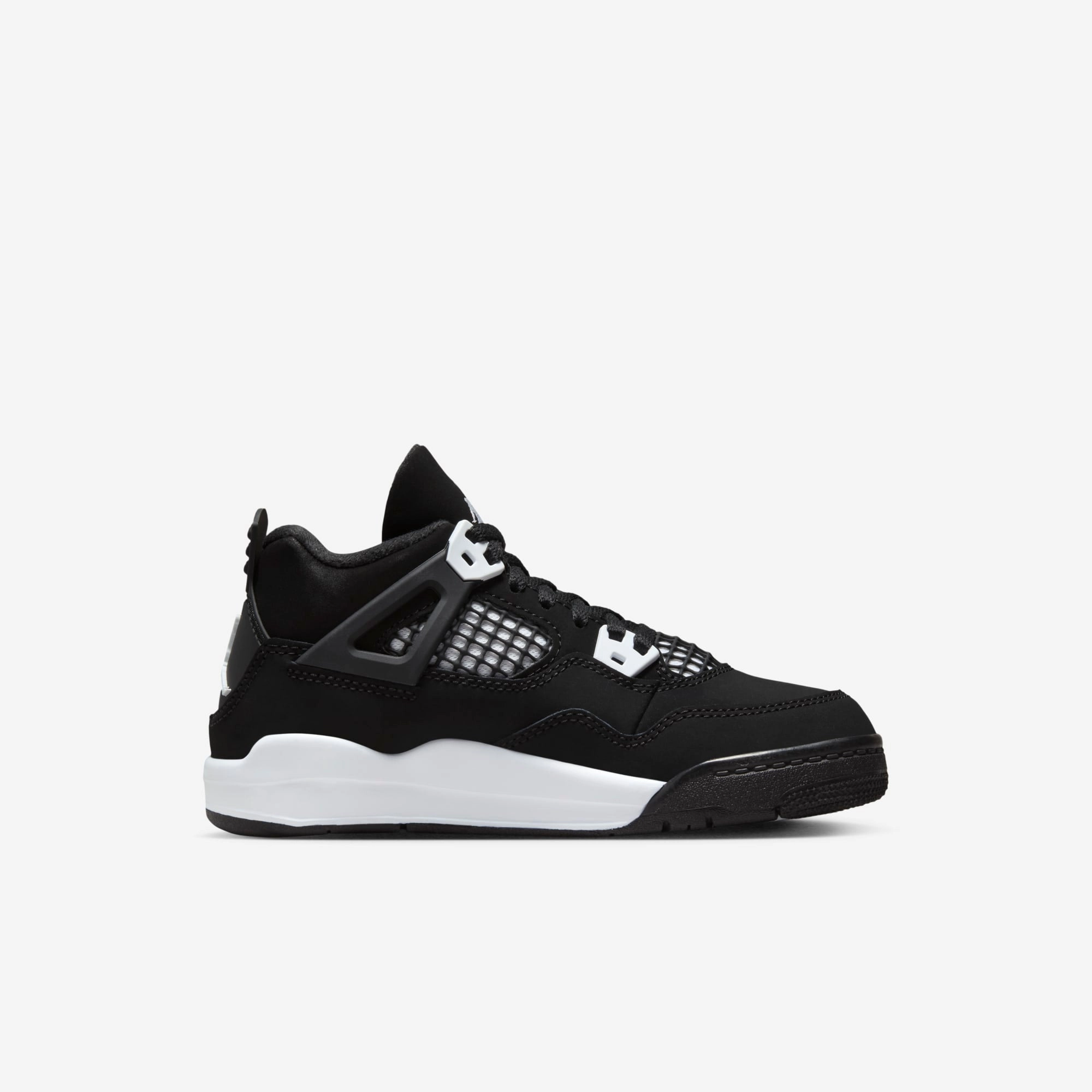 (PS) Air Jordan 4 Retro 'White Thunder' (2024) FV4537-001 Air Jordan 4 Visible Air Unit Sneakers