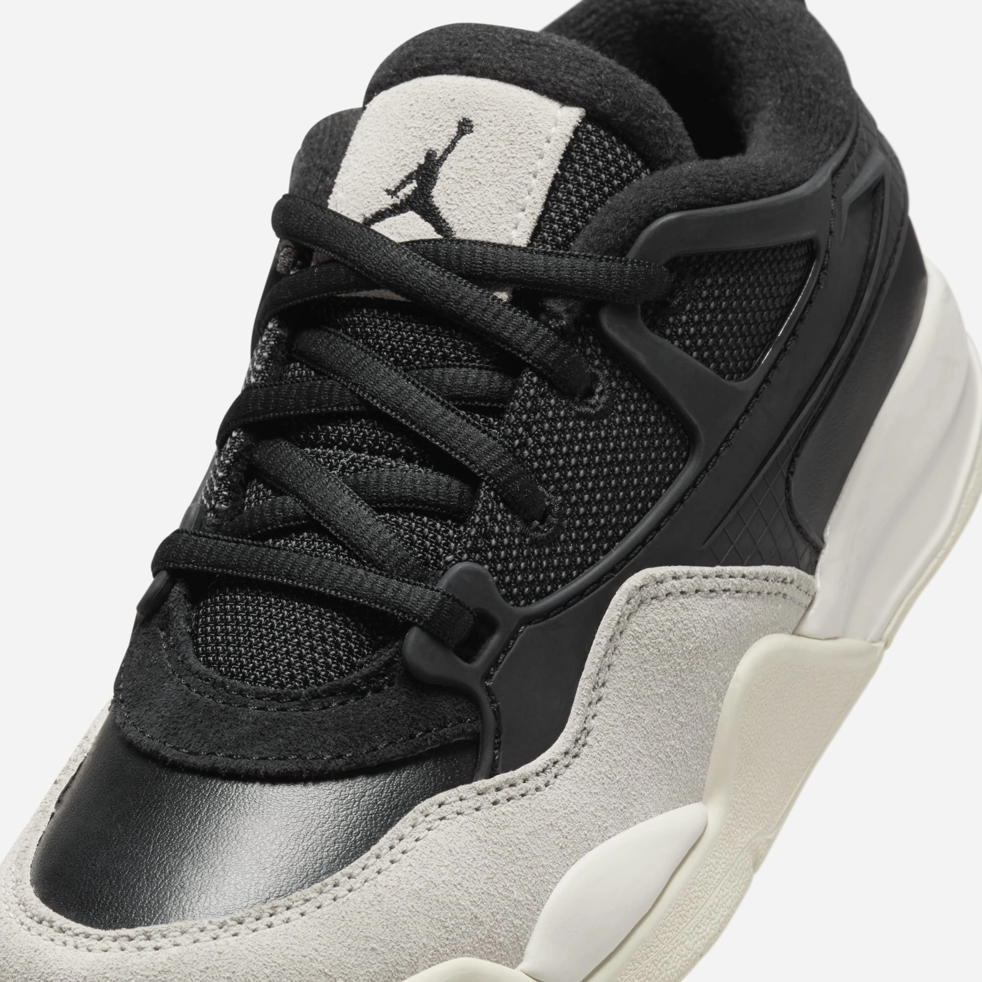 (PS) Air Jordan 4 RM 'Black / Light Bone' (2024) FQ7937-001 Air Jordan 4 Visible Air Unit Sneakers